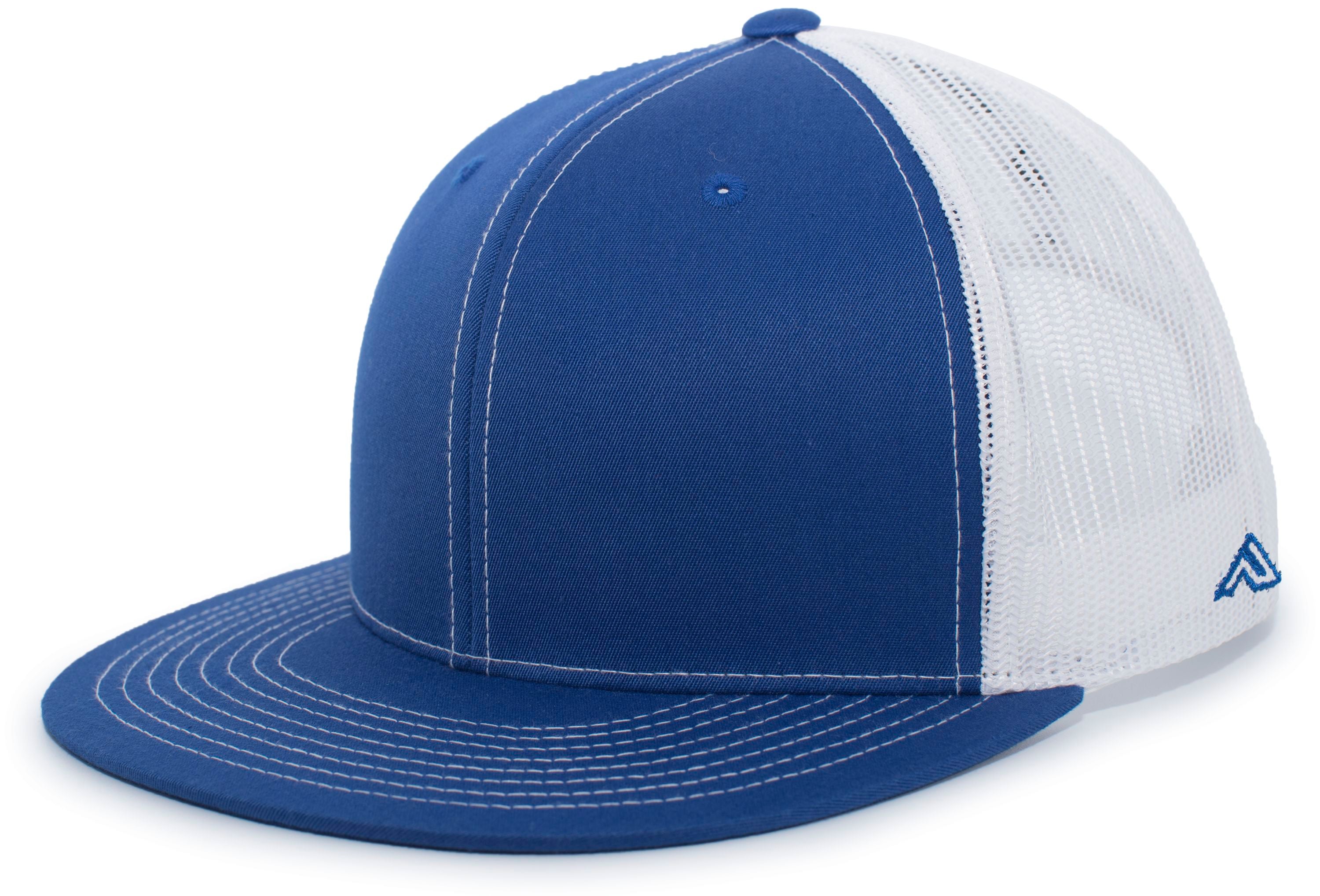 D-Series Trucker Snapback Cap - OS - ROYAL/WHITE/ROYAL