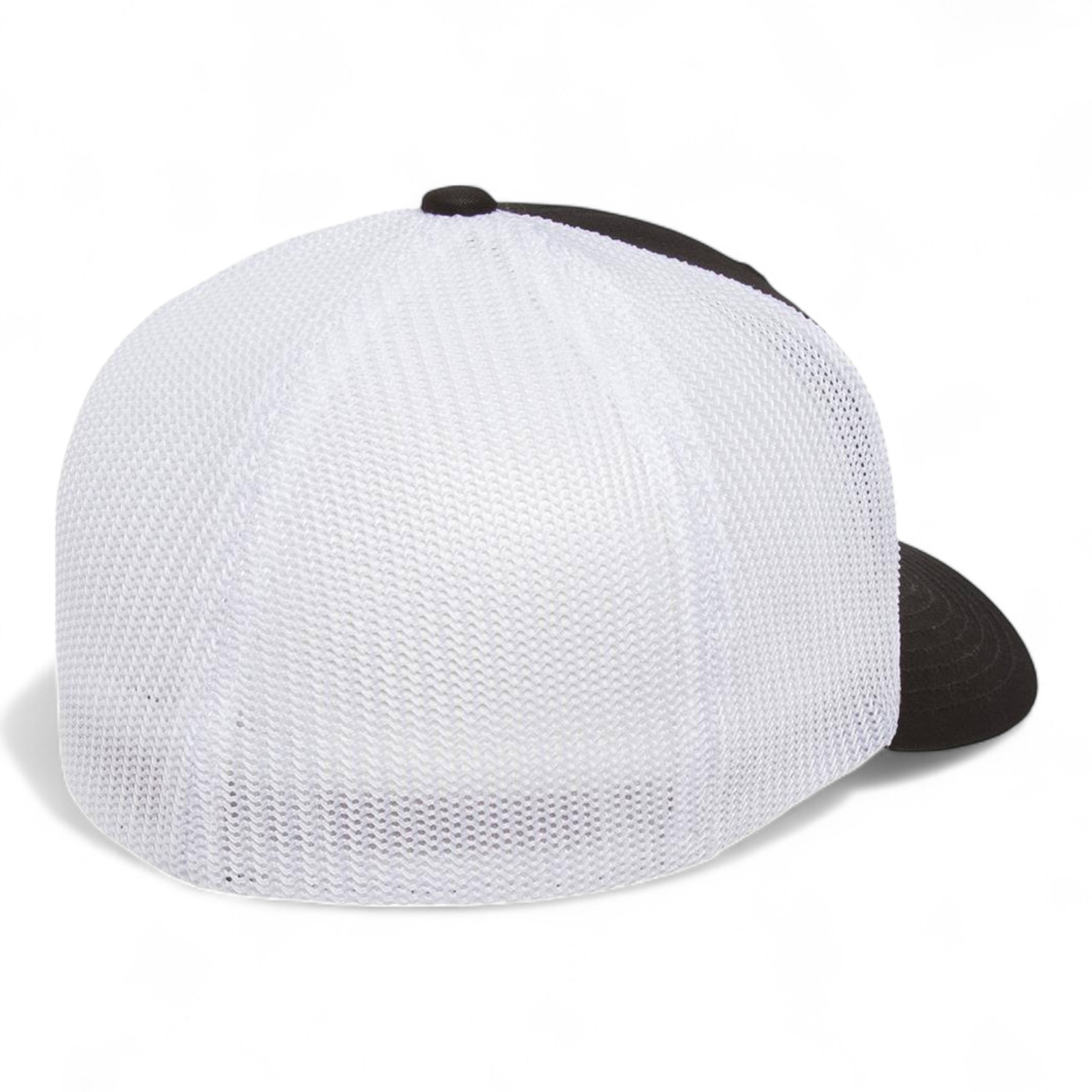 Flexfit 6511 Trucker Cap - Black/ White