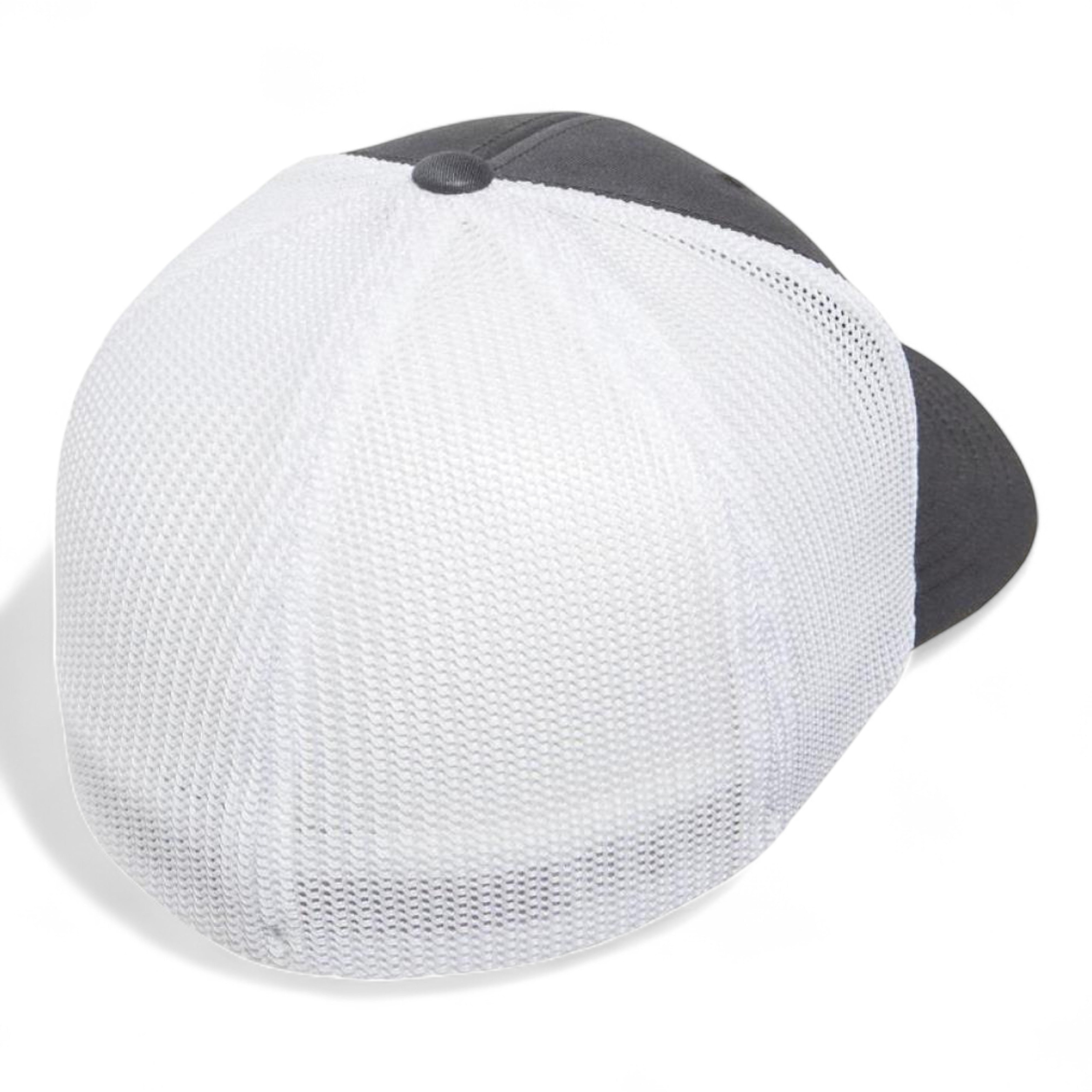 Flexfit 6511 Trucker Cap - Charcoal/ White