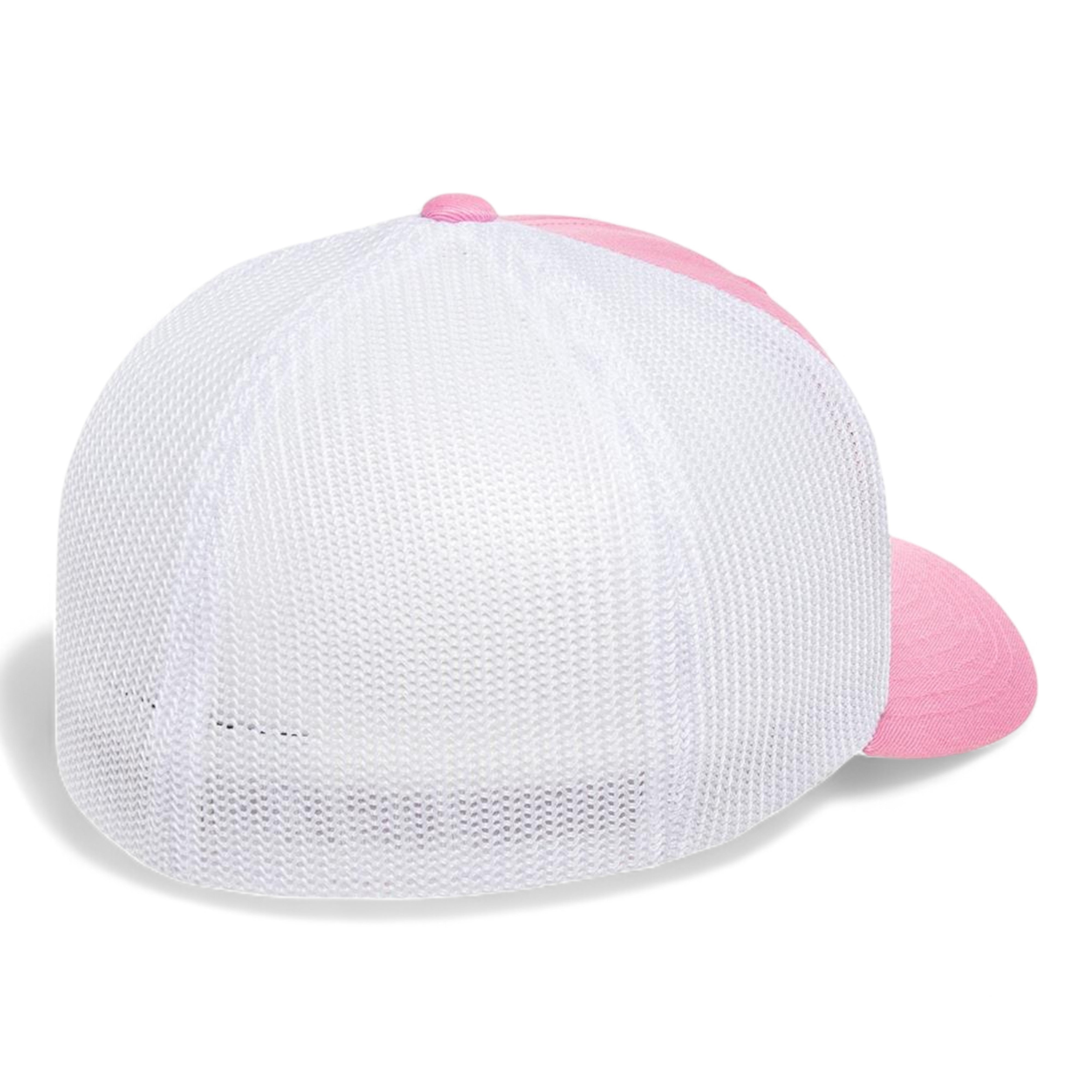 Flexfit 6511 Trucker Cap - Pink/ White