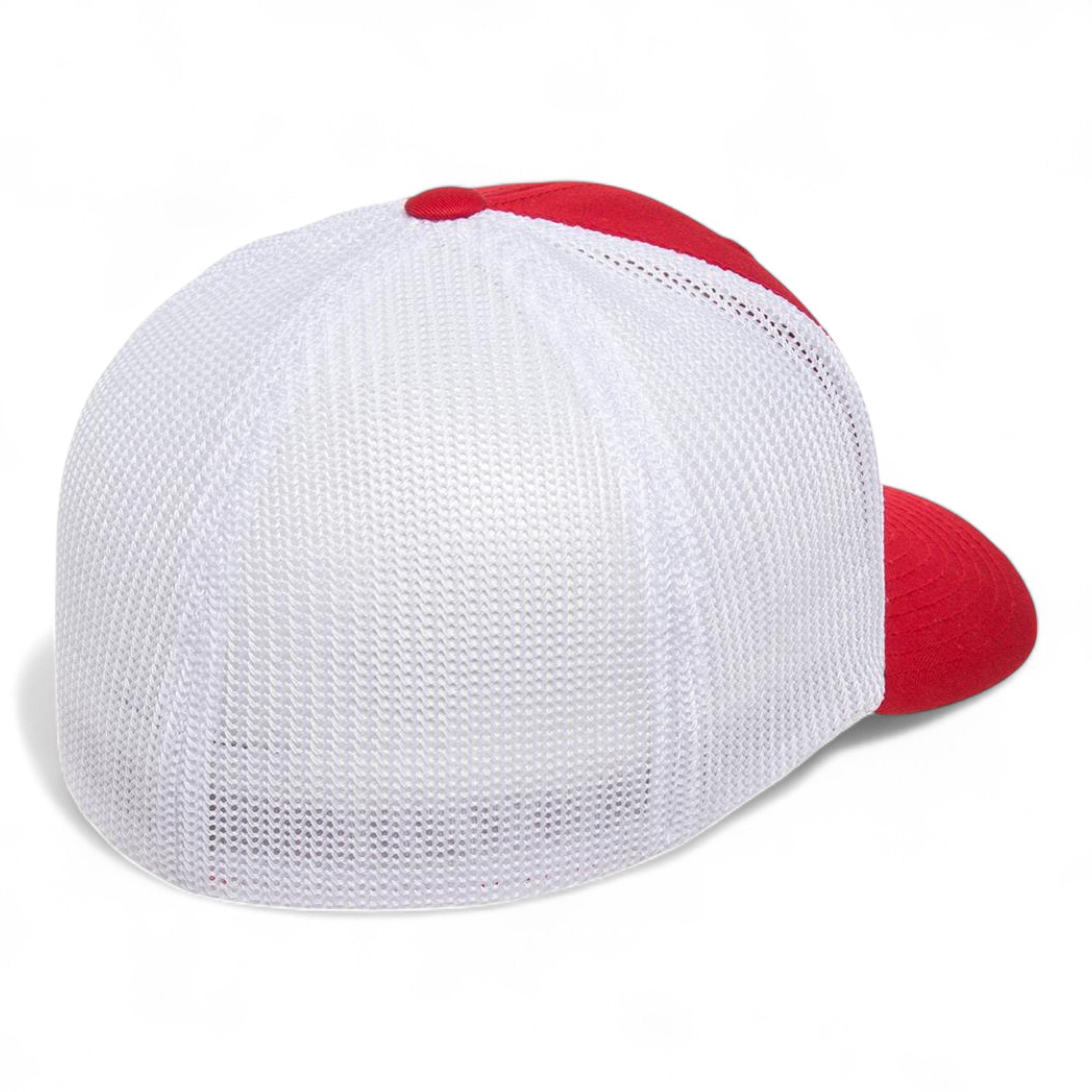 Flexfit 6511 Trucker Cap - Red/ White
