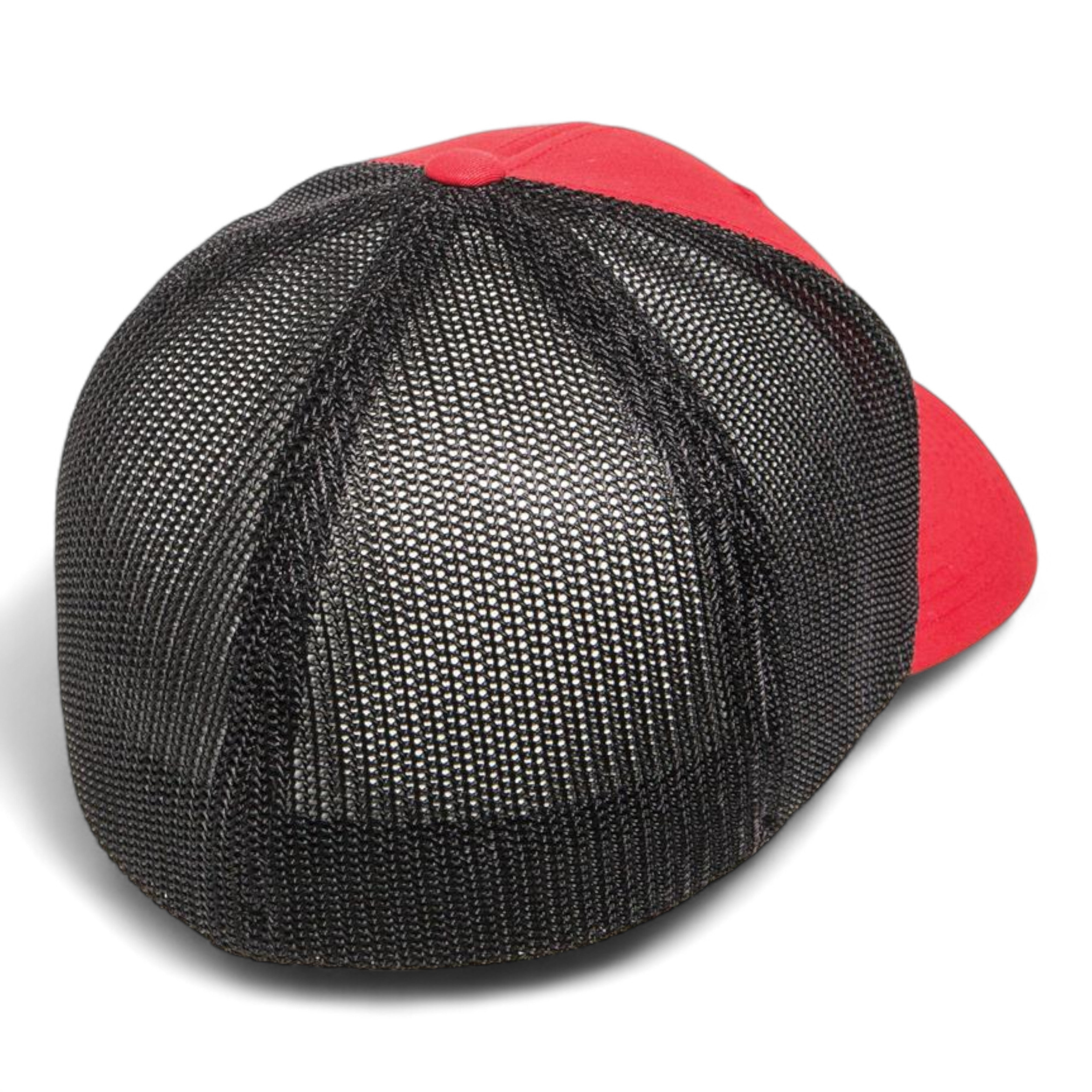 Flexfit 6511 Trucker Cap - Red/ Black