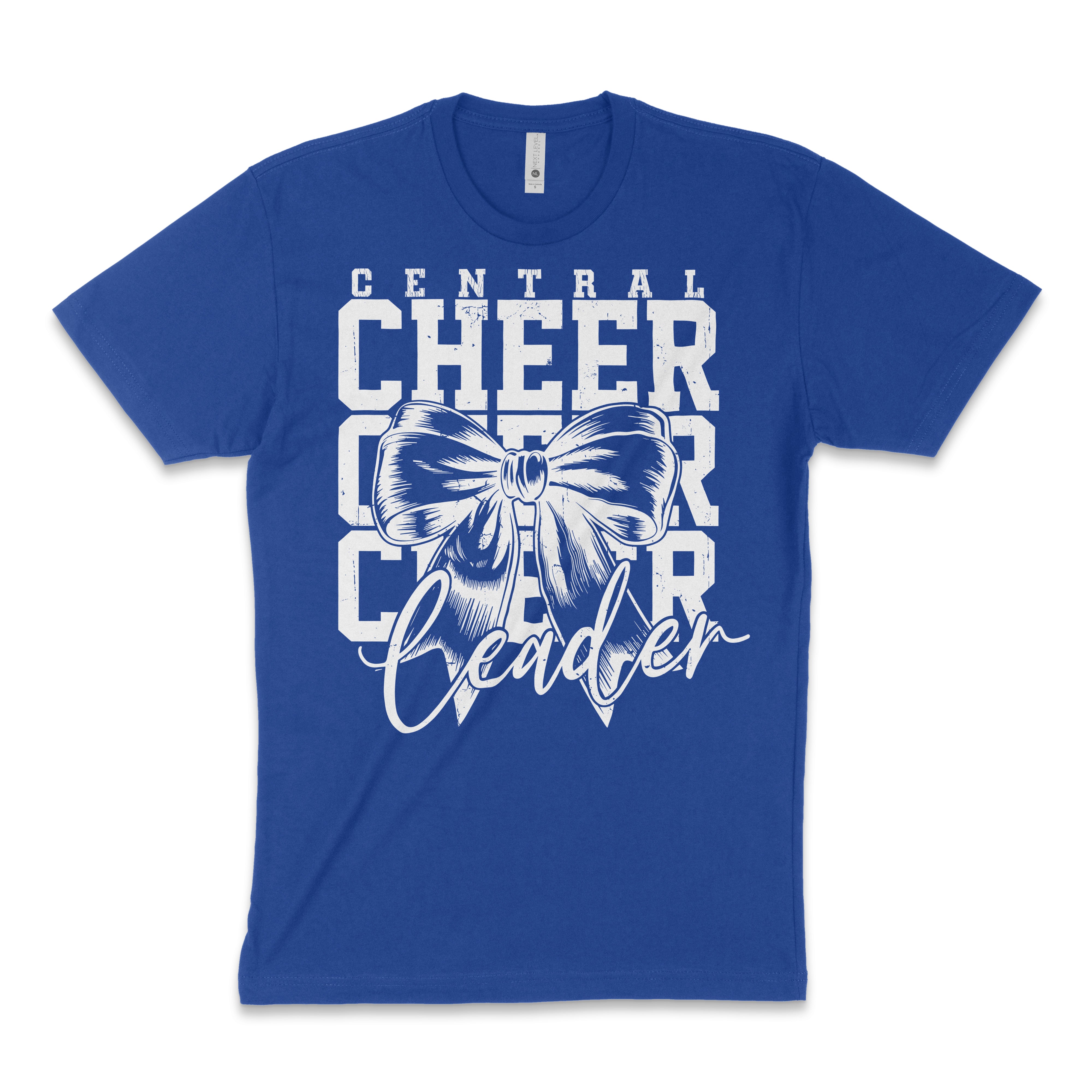 Adult Central Cheerleader Triple-Stack Bow Tee