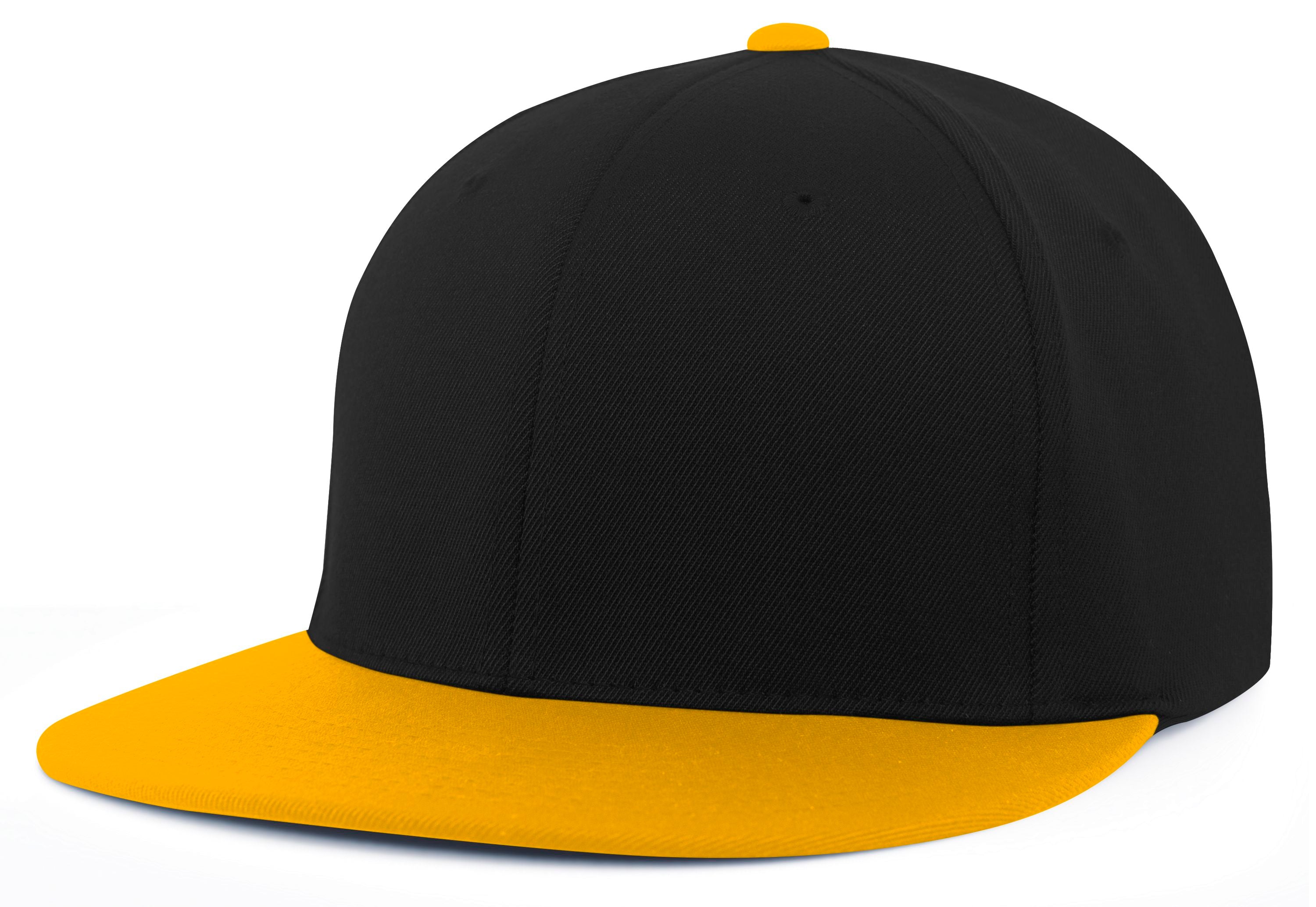 Premium A/C² Performance Flexfit® Cap - XS - BLACK/GOLD