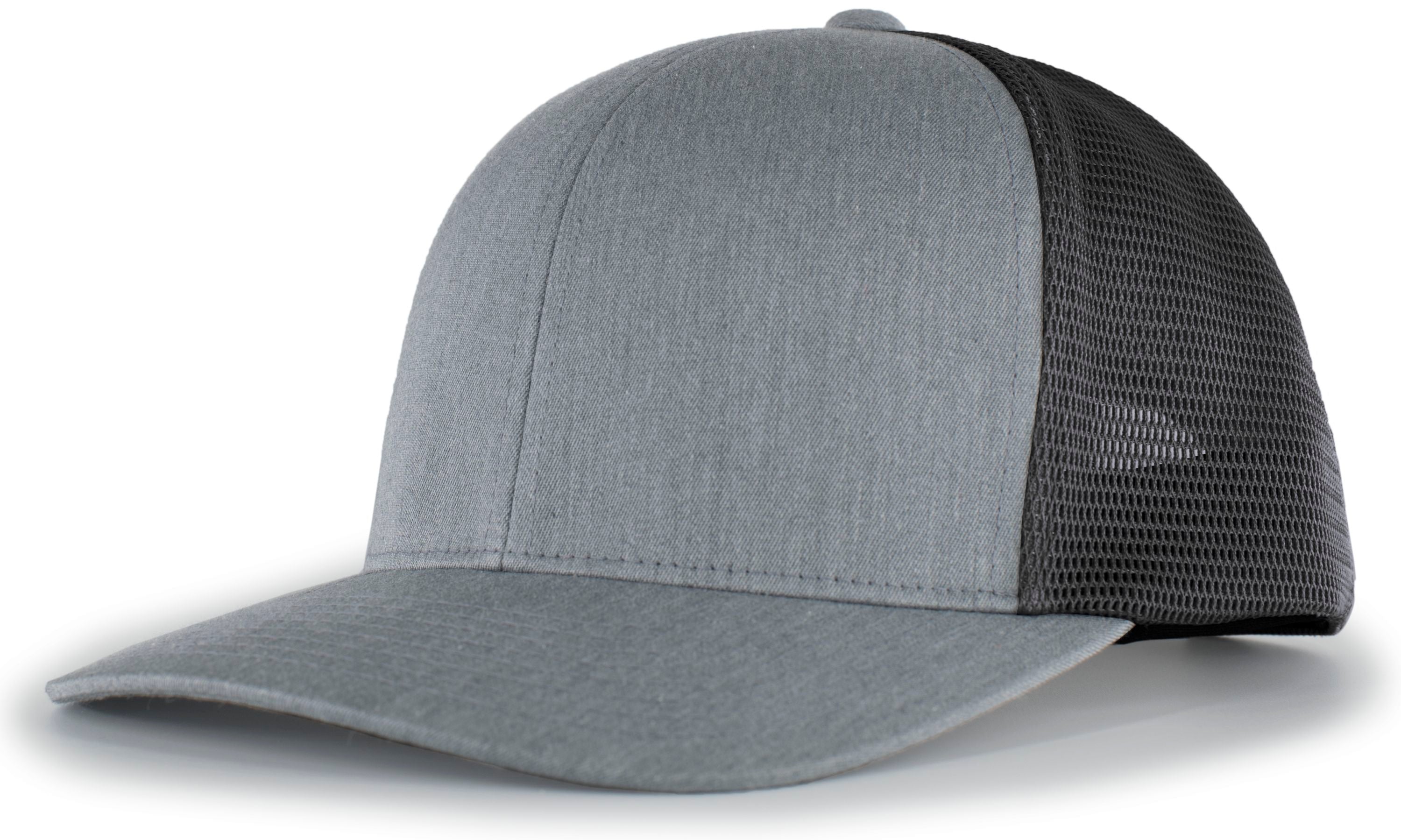 Trucker PacFlex Snapback Cap - OS - HEATHER GREY/LT CHARCOAL/HEATHER GREY