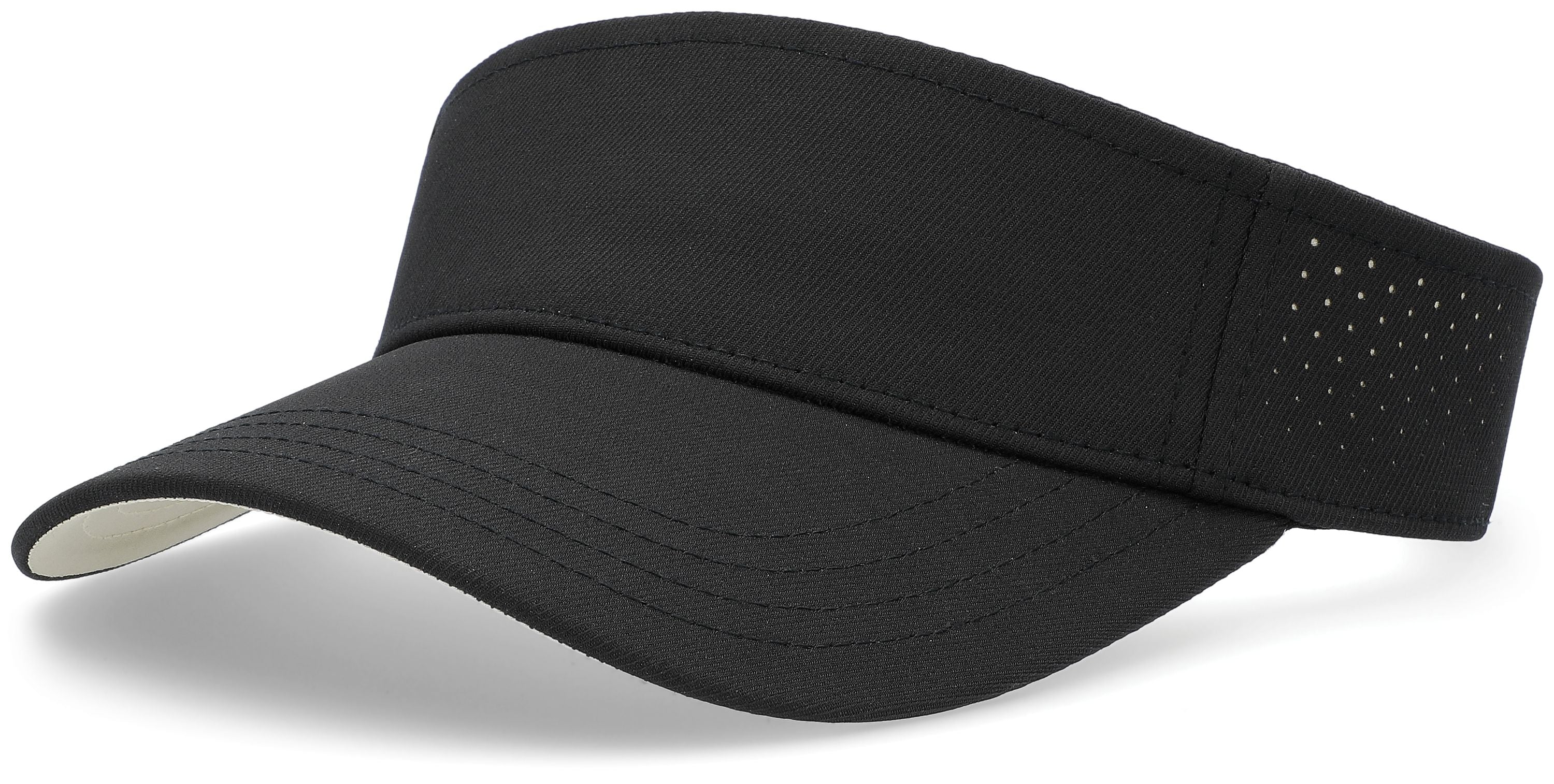 Perforated Visor Powered by Coolcore® - OS - BLACK/VEGAS GOLD