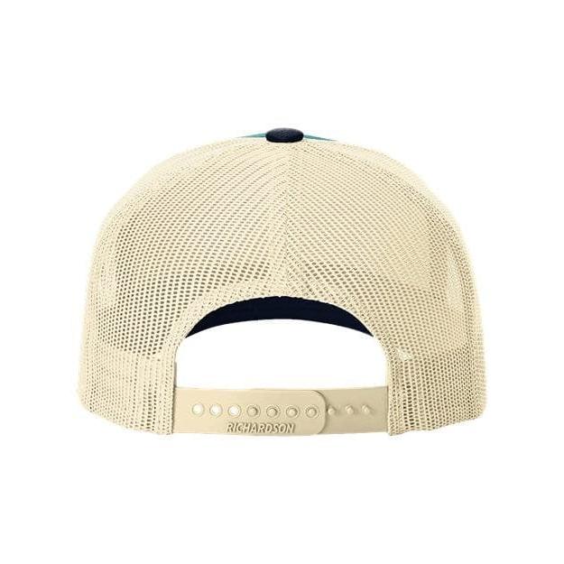 Genuine Leather Patch - Richardson 112FP Five-Panel Trucker Cap