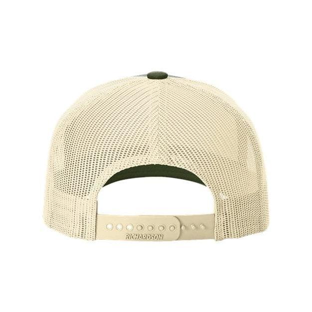 Genuine Leather Patch - Richardson 112FP Five-Panel Trucker Cap