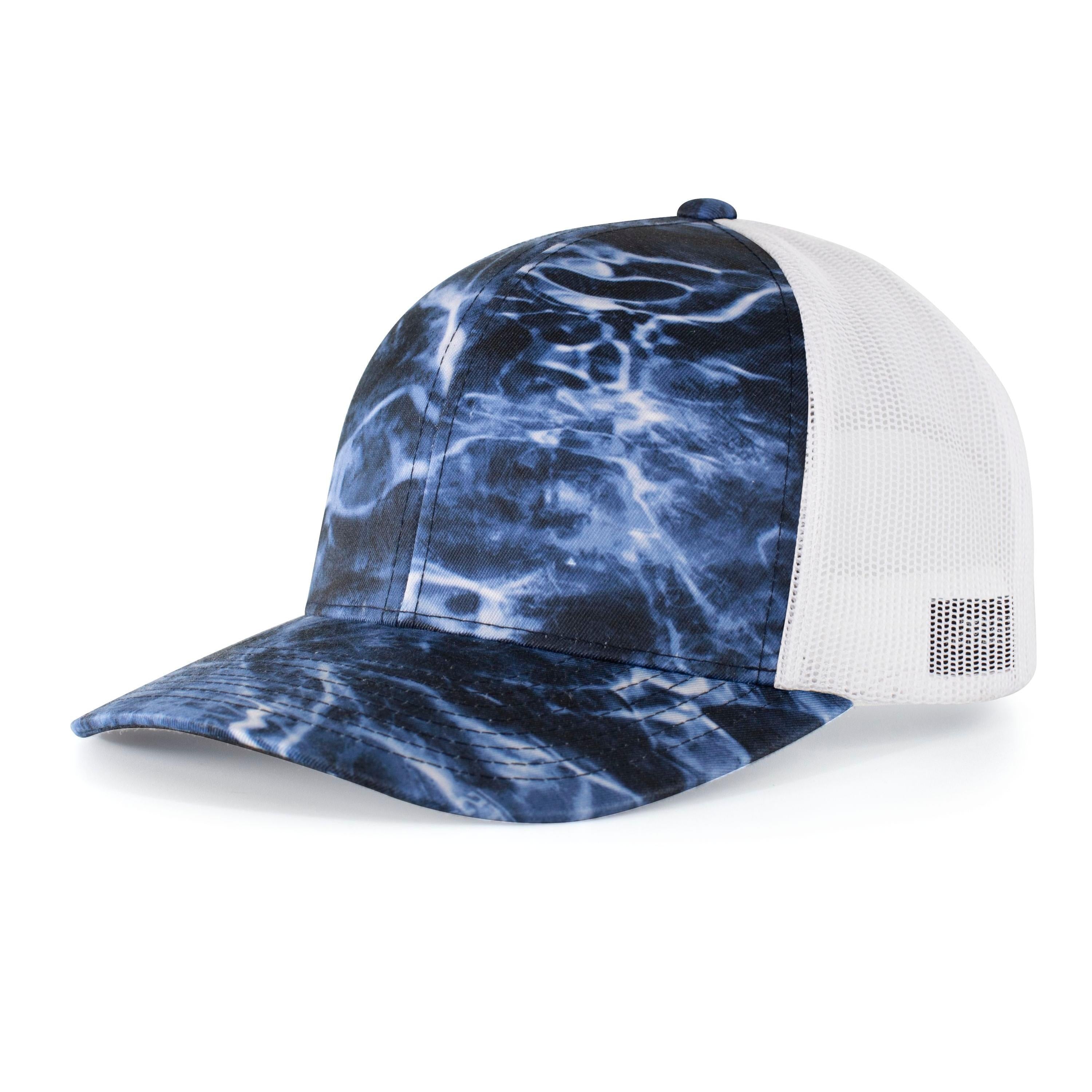 Mossy Oak® Trucker Snapback - OS - ELEMENTS BLUEFIN/WHITE