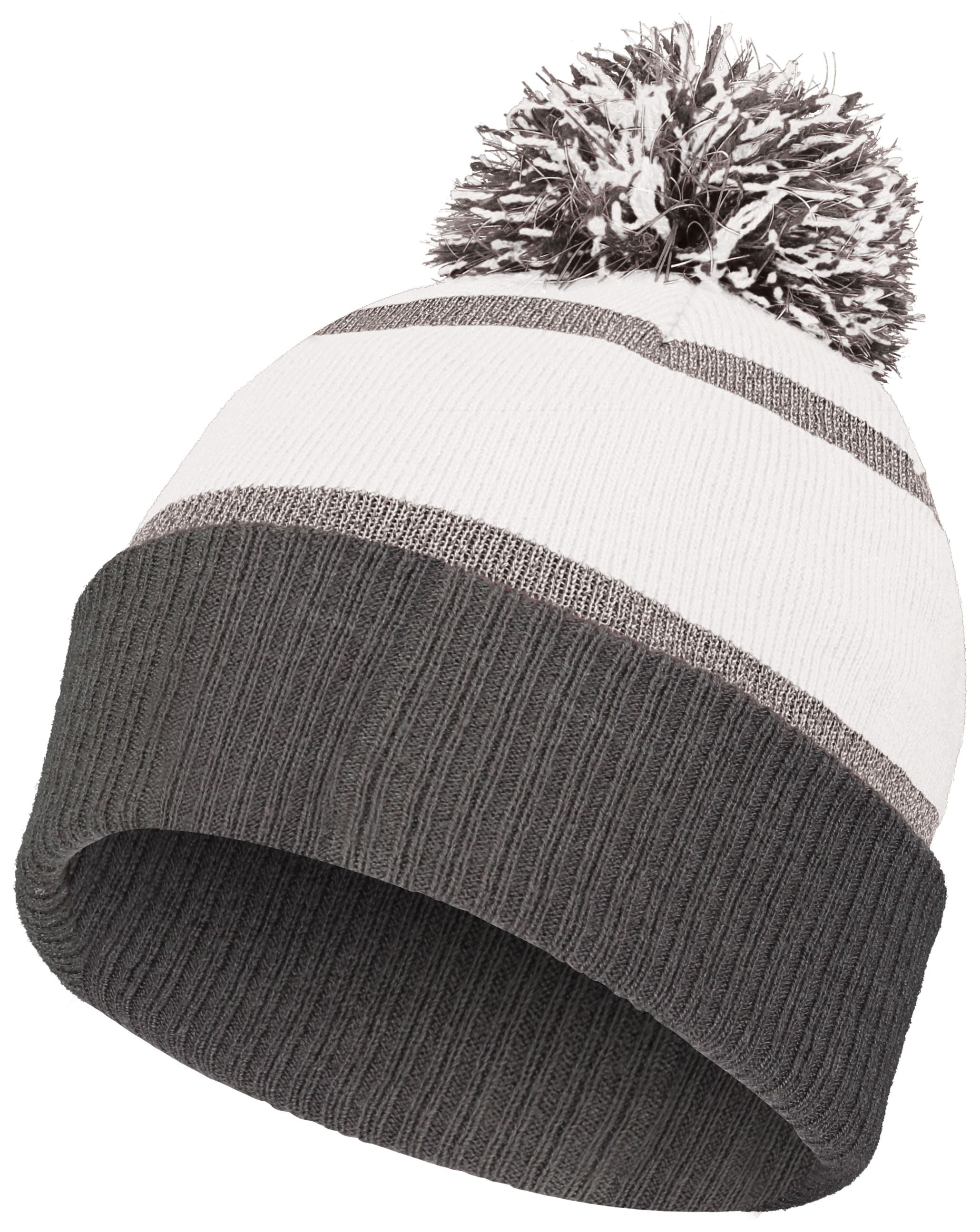 Reflective Beanie - OS - WHITE/CARBON