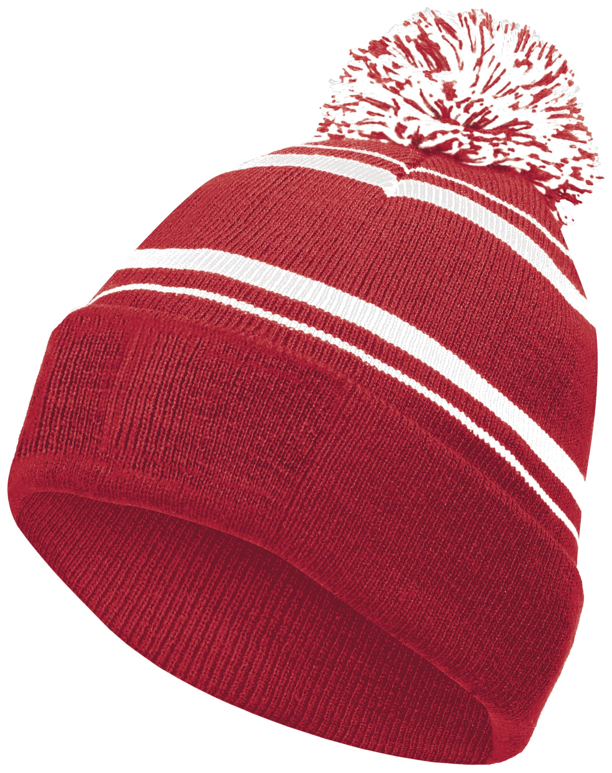 Homecoming Beanie - OS - SCARLET/WHITE