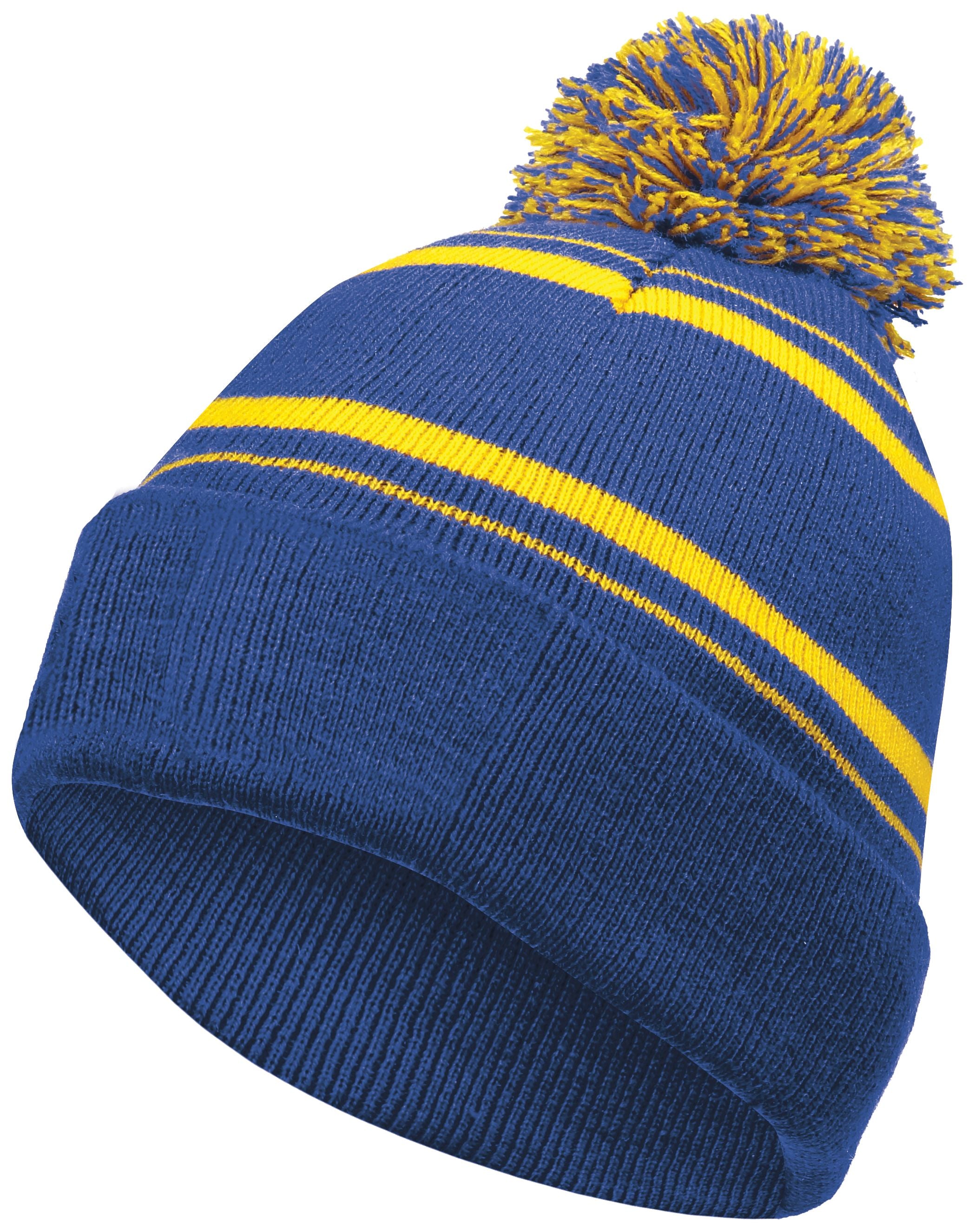 Homecoming Beanie - OS - ROYAL/LIGHT GOLD