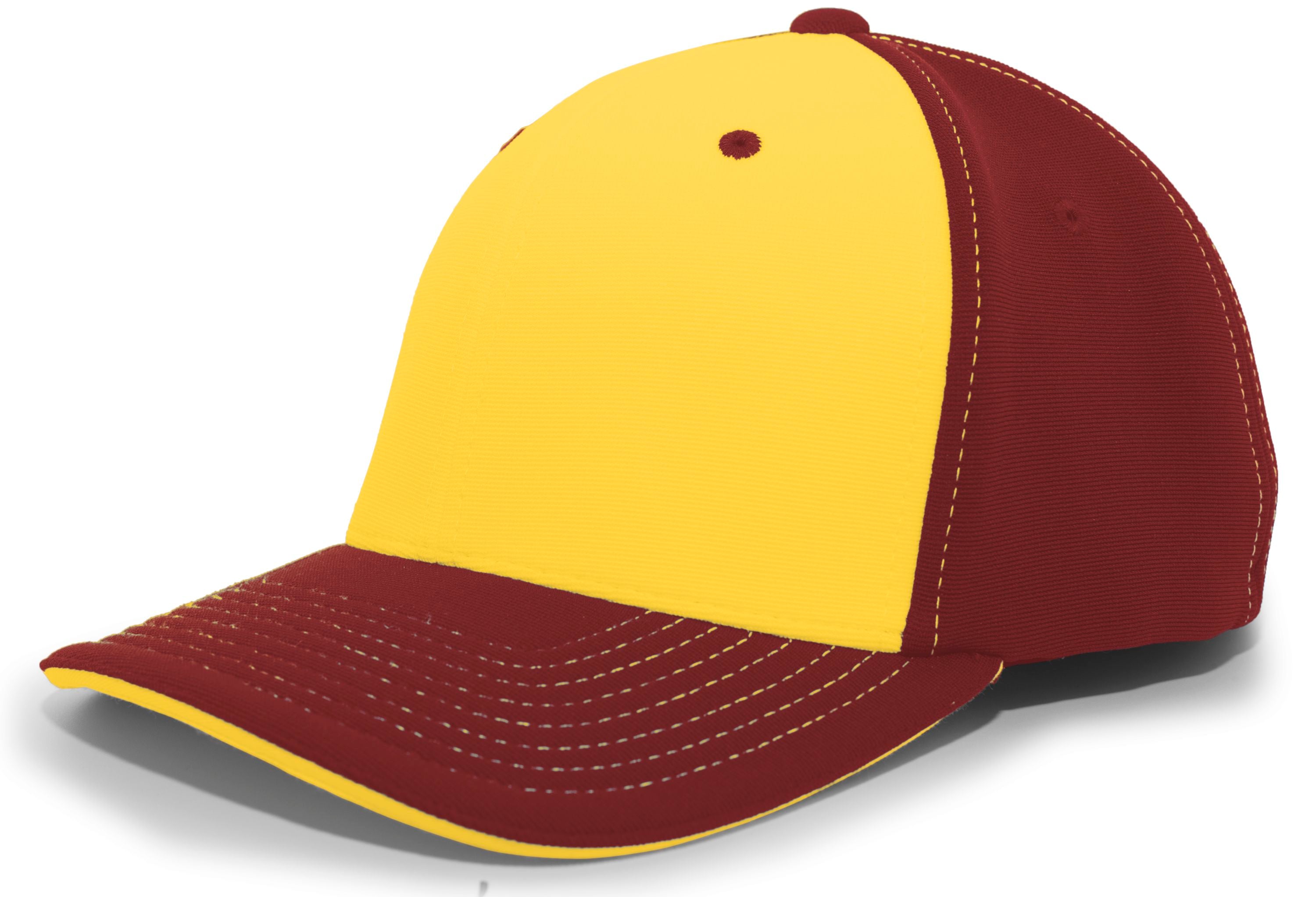M2 Performance PacFlex Contrast Cap - XS - GOLD/MAROON/MAROON