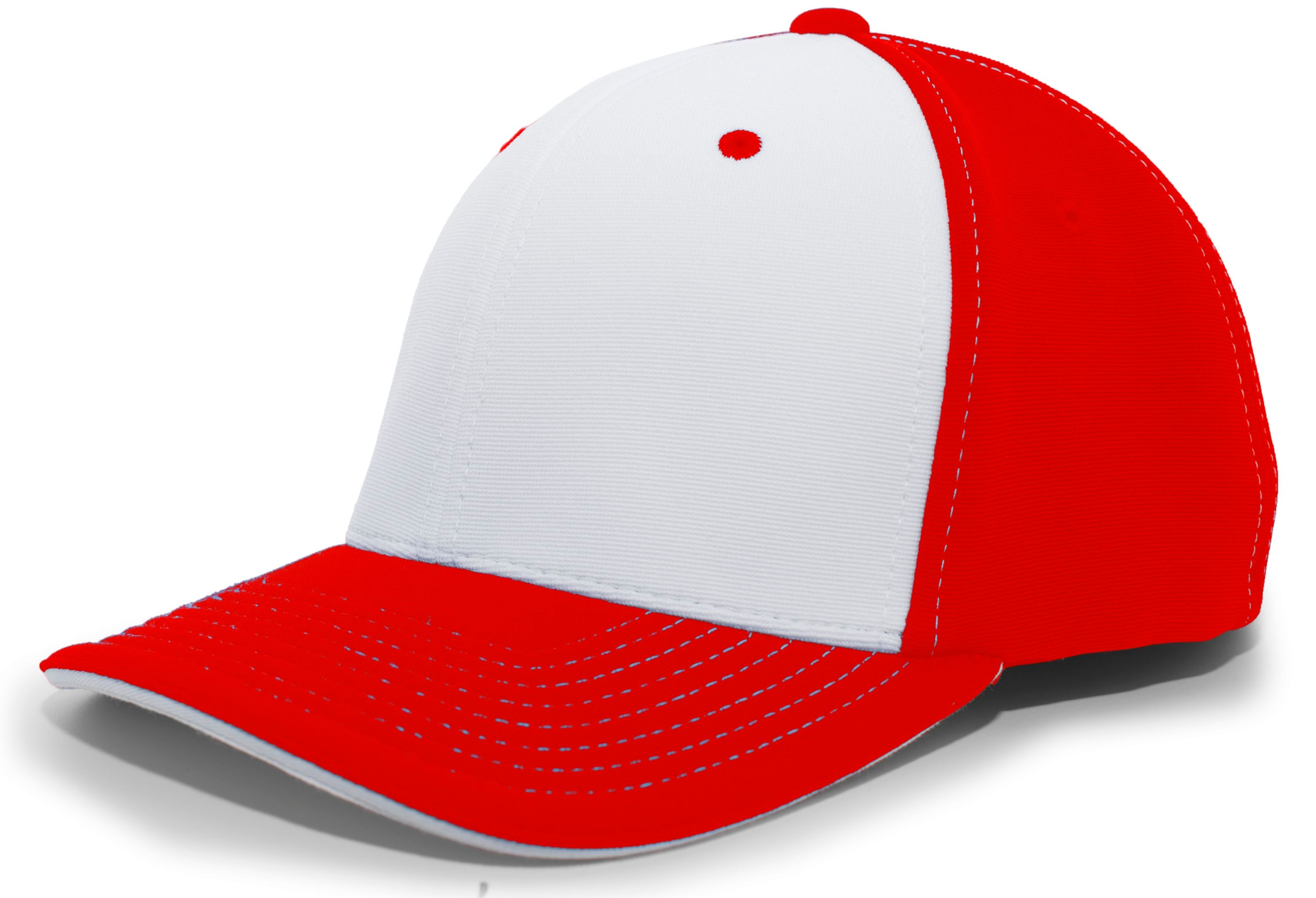 M2 Performance PacFlex Contrast Cap - XS - WHITE/RED/RED