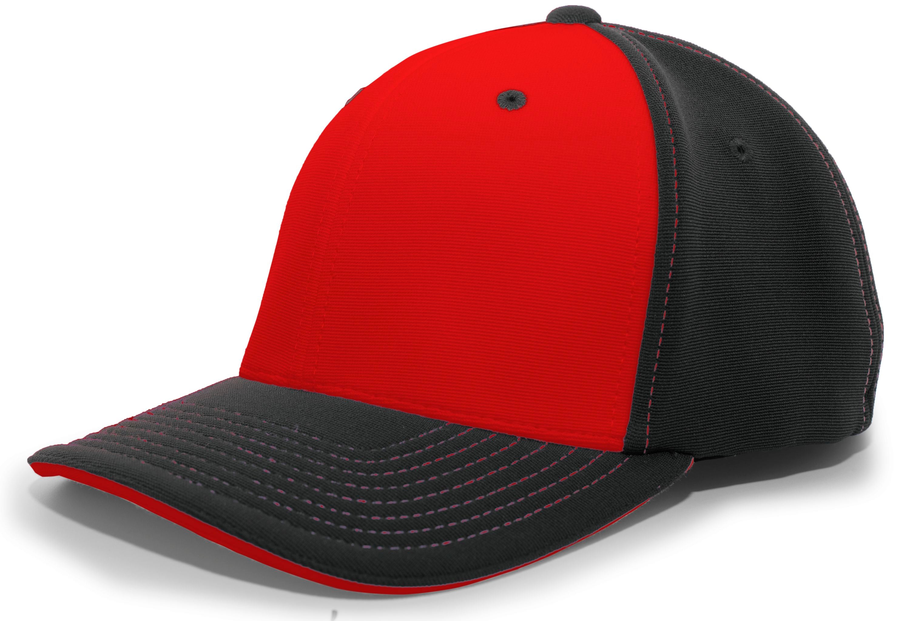 M2 Performance PacFlex Contrast Cap - XS - CARDINAL/BLACK/BLACK