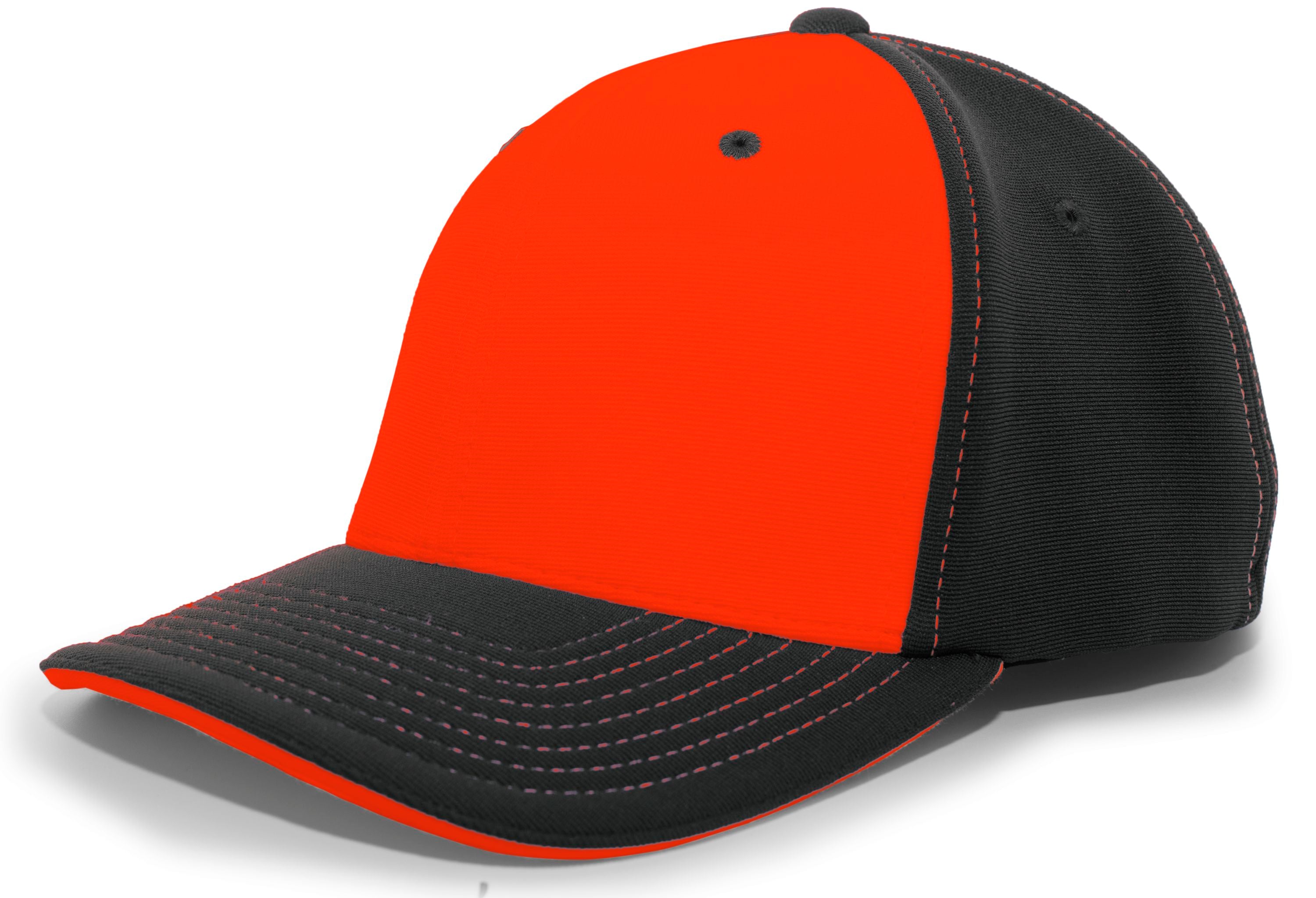 M2 Performance PacFlex Contrast Cap - XS - ORANGE/BLACK/BLACK