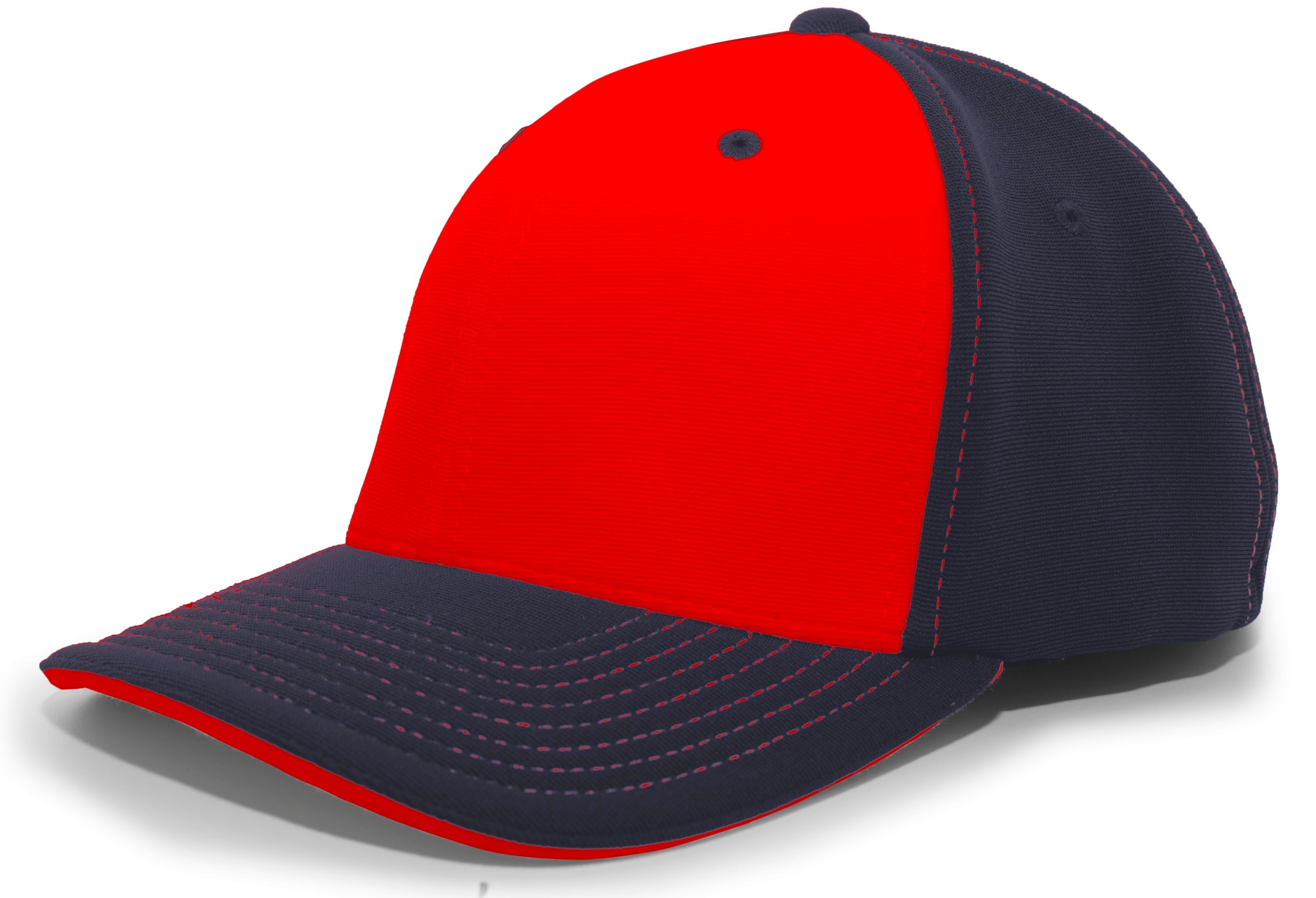 M2 Performance PacFlex Contrast Cap - XS - RED/NAVY/NAVY