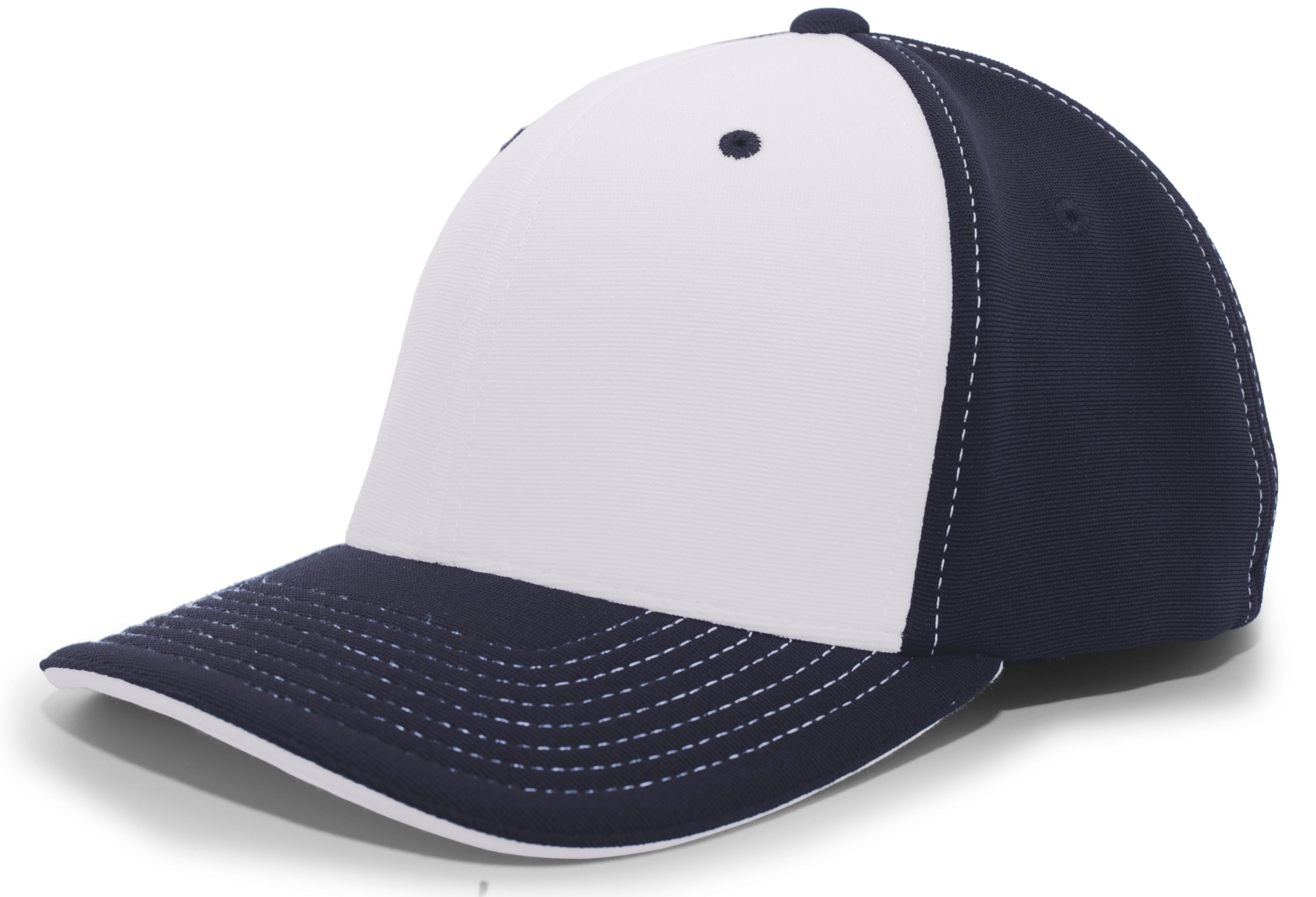M2 Performance PacFlex Contrast Cap - XS - SILVER/NAVY/NAVY