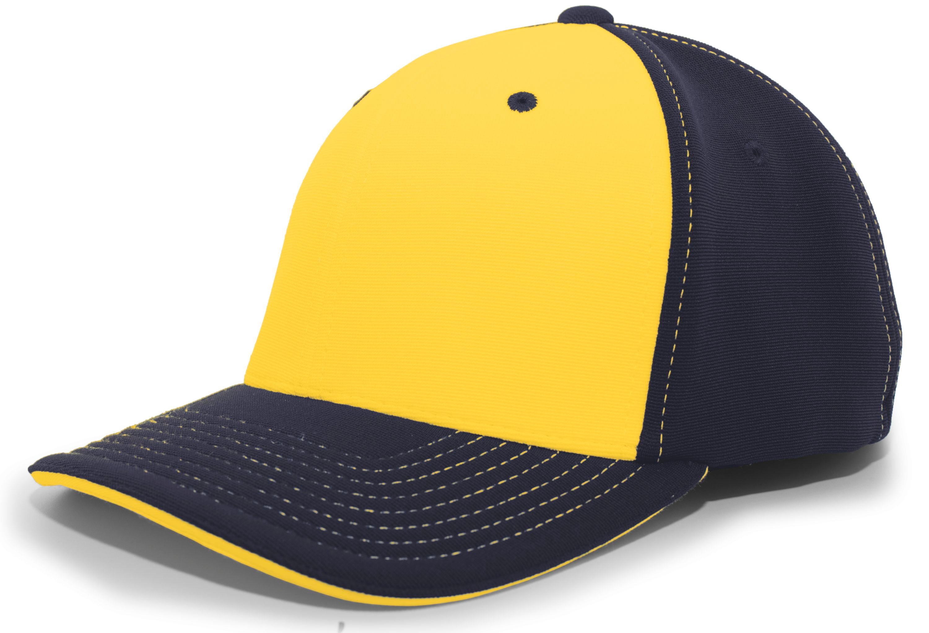 M2 Performance PacFlex Contrast Cap - XS - GOLD/NAVY/NAVY