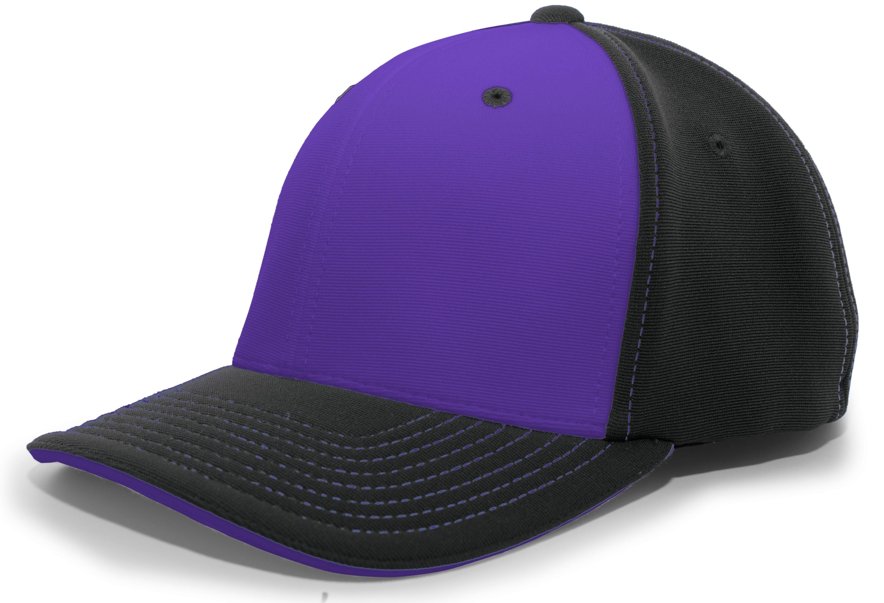 M2 Performance PacFlex Contrast Cap - XS - PURPLE/BLACK/BLACK