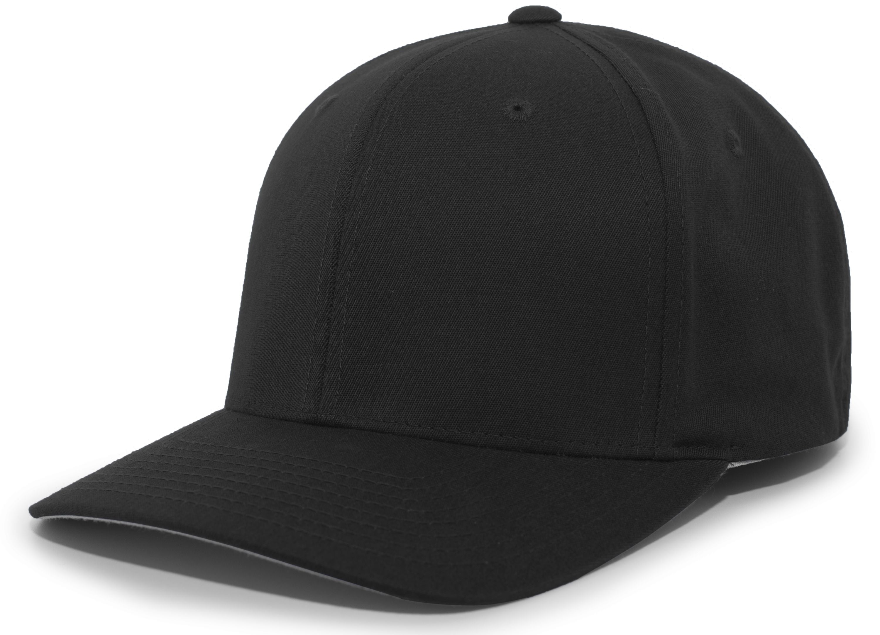 Twill Stretchfit Cap - XS - BLACK