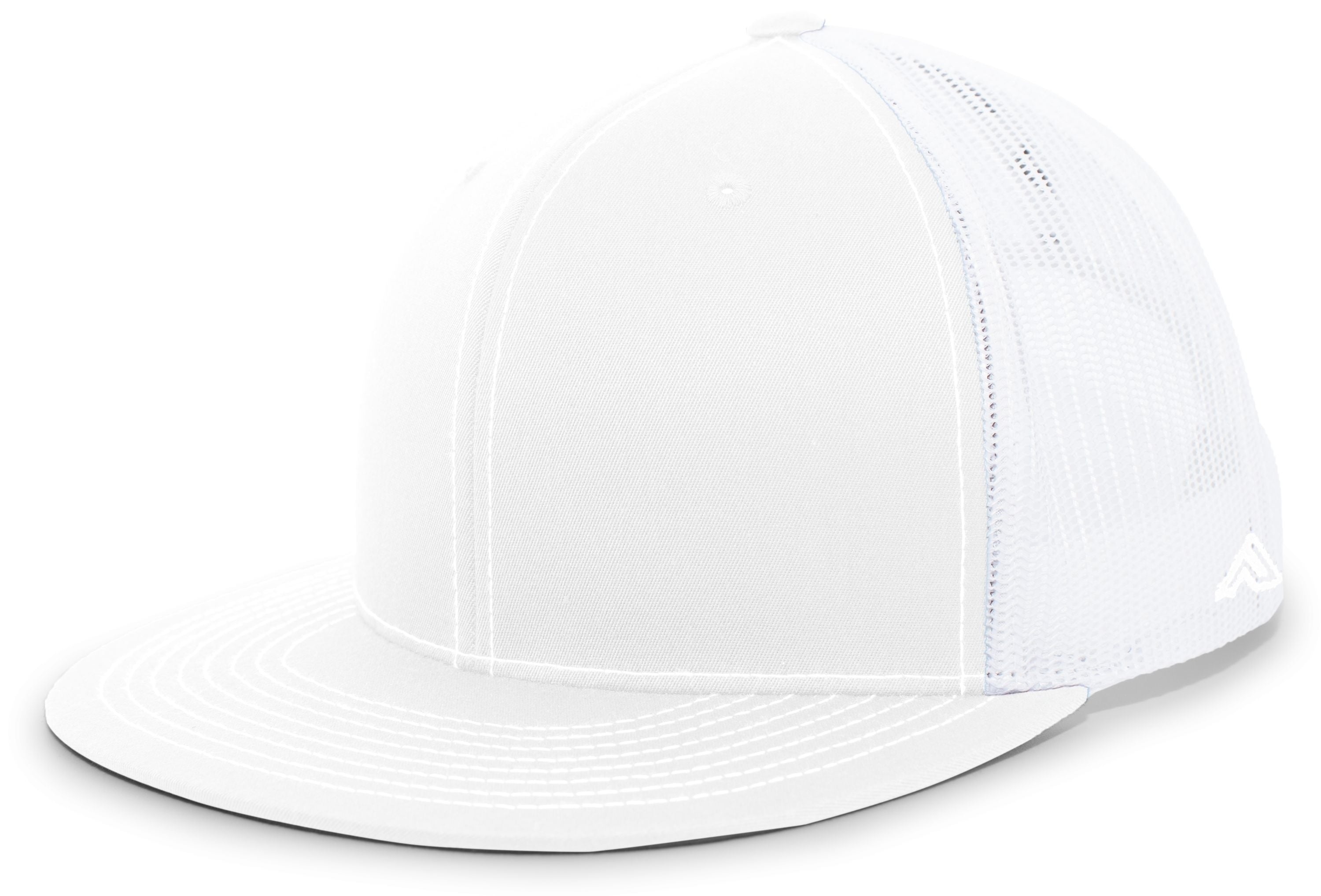 D-Series Trucker Snapback Cap - OS - WHITE