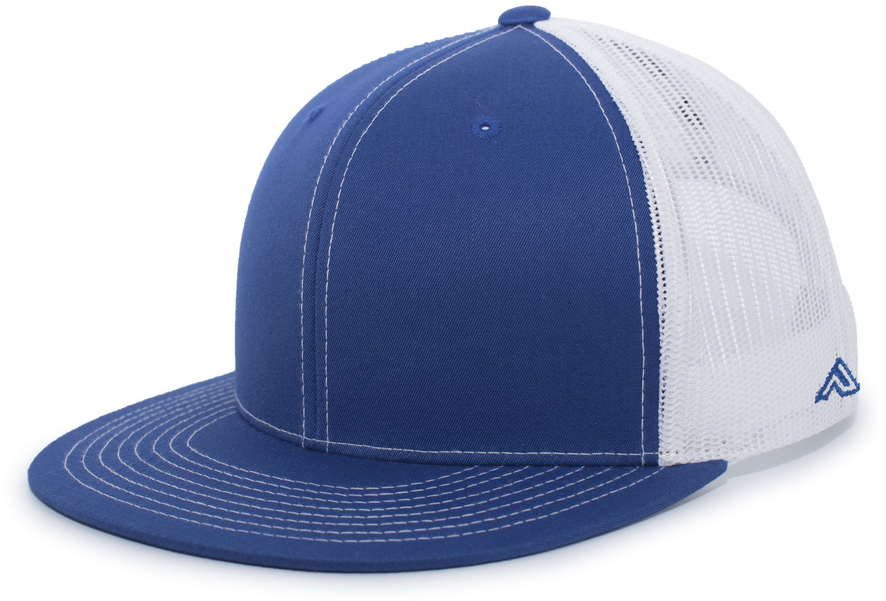 D-Series Trucker Snapback Cap - OS - ROYAL/WHITE/ROYAL
