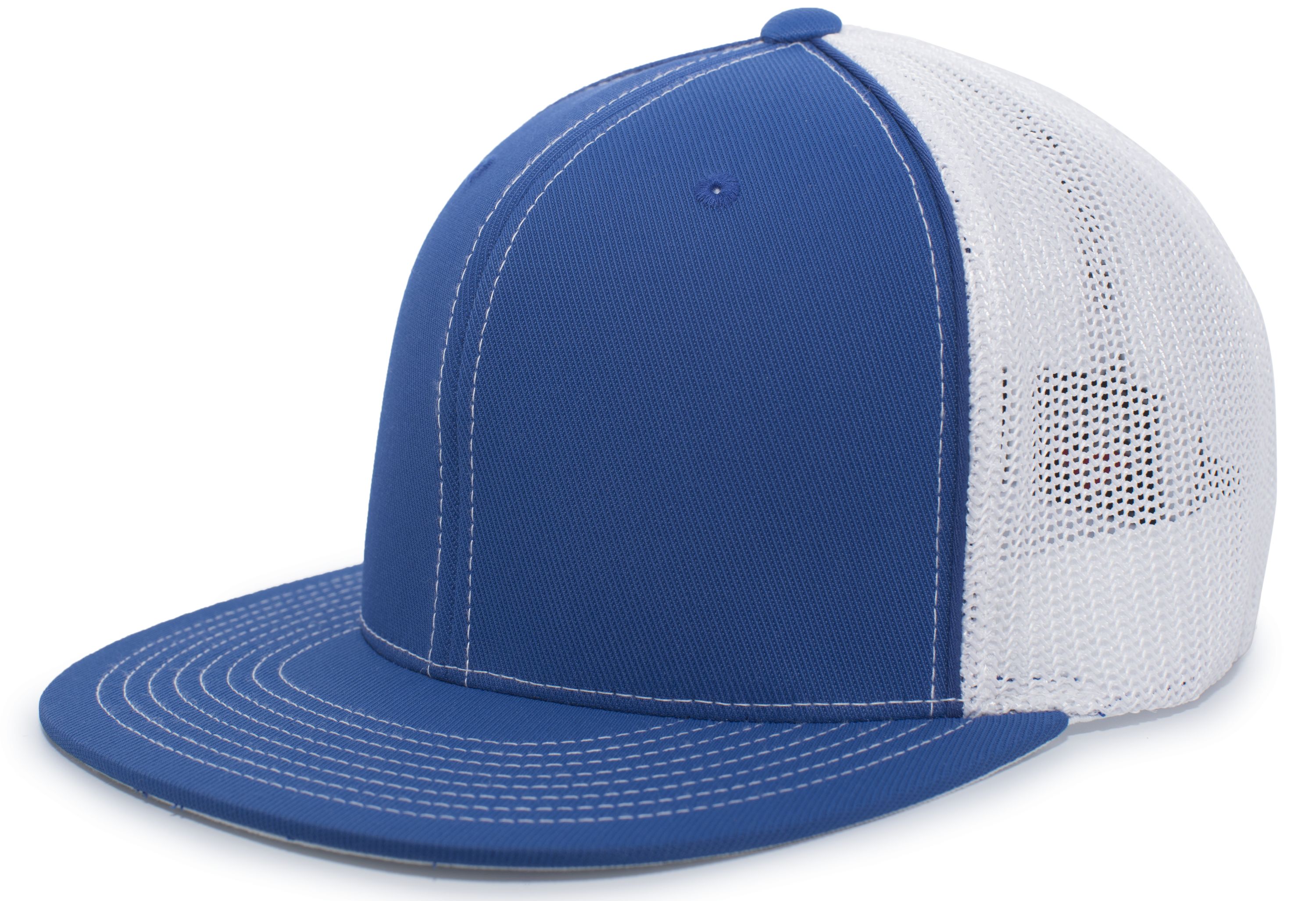 D-Series Trucker PacFlex Cap - XS - ROYAL/WHITE/ROYAL