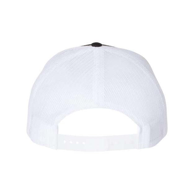 Genuine Leather Patch - Richardson 112FP Five-Panel Trucker Cap