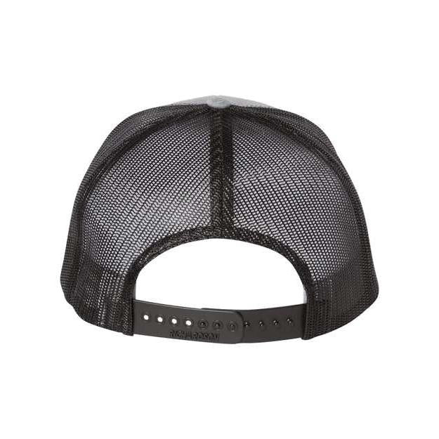 Genuine Leather Patch - Richardson 112FP Five-Panel Trucker Cap