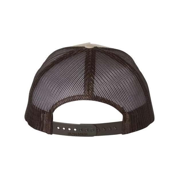 Genuine Leather Patch - Richardson 112FP Five-Panel Trucker Cap