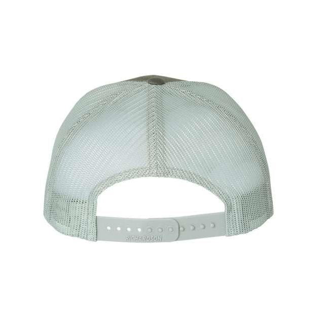 Genuine Leather Patch - Richardson 112FP Five-Panel Trucker Cap