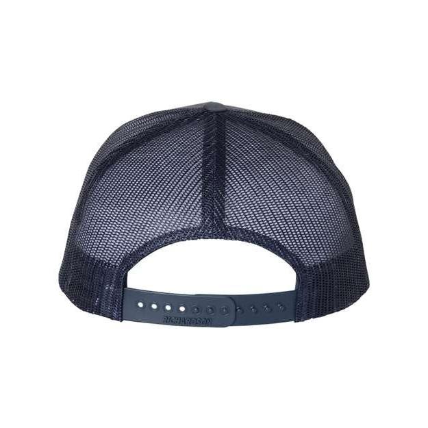 Genuine Leather Patch - Richardson 112FP Five-Panel Trucker Cap