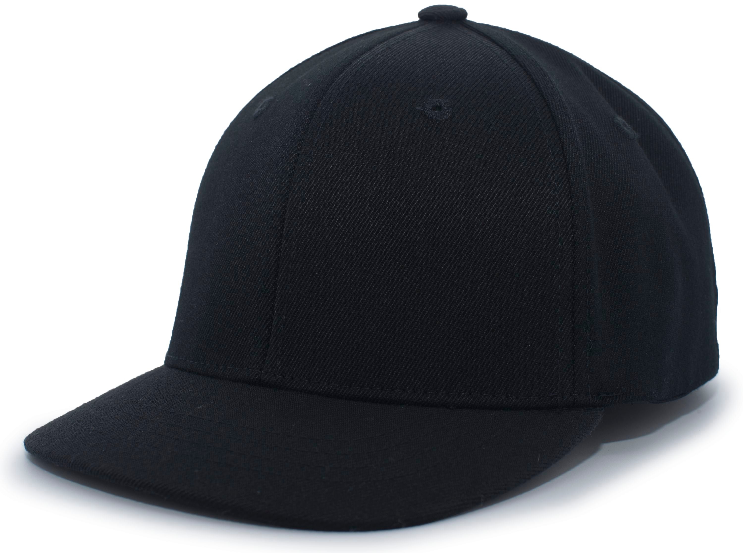 Wool Combo Umpire Flexfit® Cap - S/M - BLACK