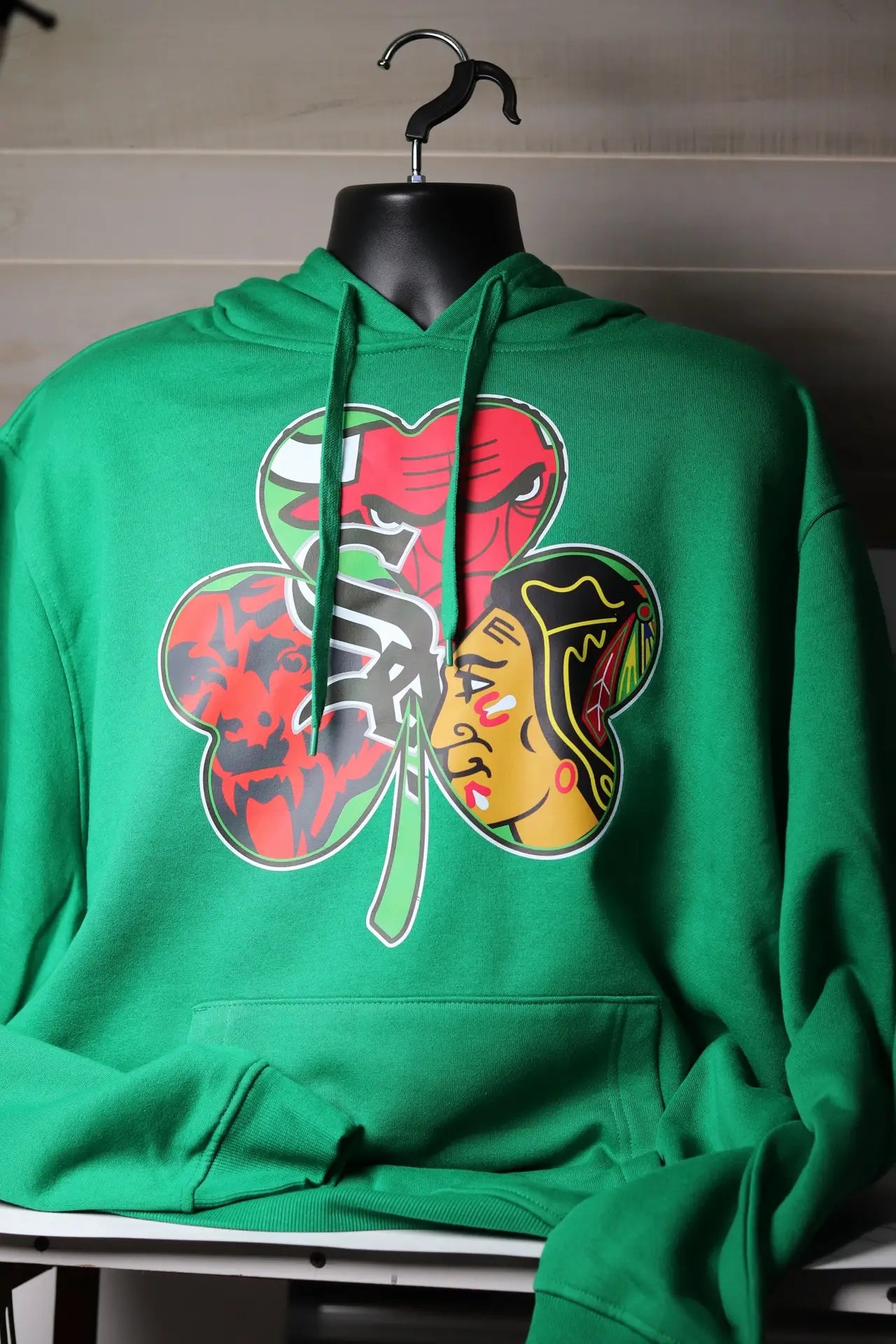 Chicago Sports Shamrock Hoodie - Sox