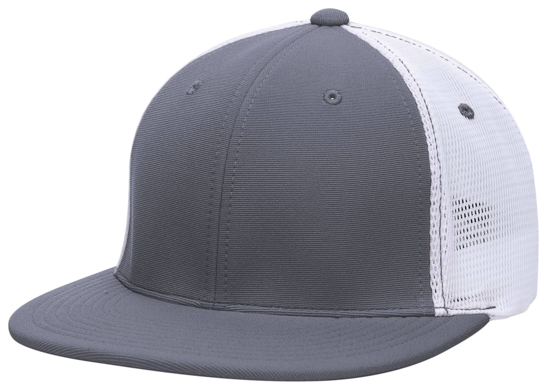 Premium M2 Performance Trucker Flexfit® Cap - XS - GRAPHITE/WHITE/GRAPHITE