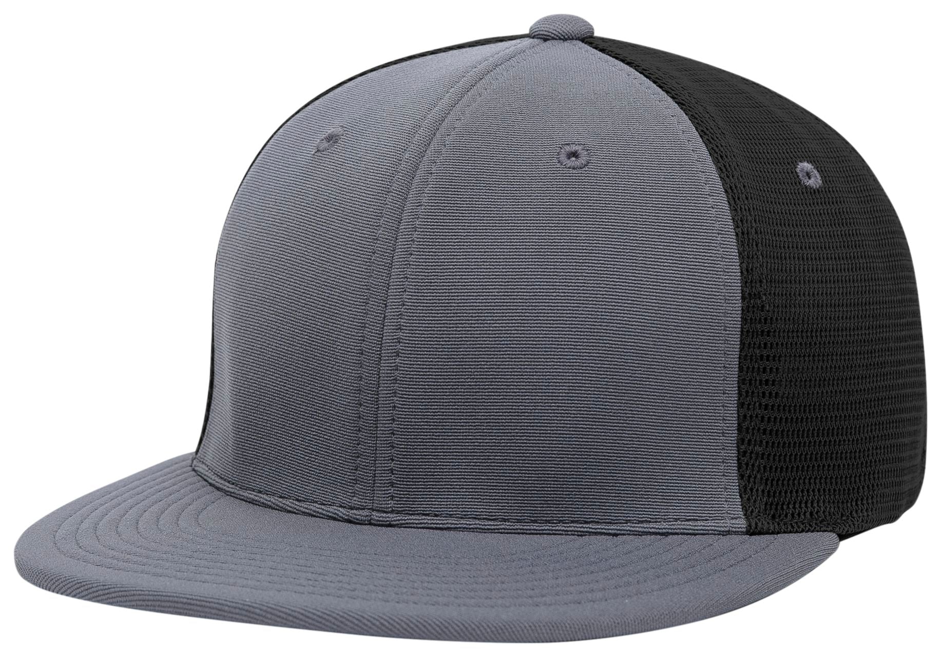 Premium M2 Performance Trucker Flexfit® Cap - XS - GRAPHITE/BLACK/GRAPHITE