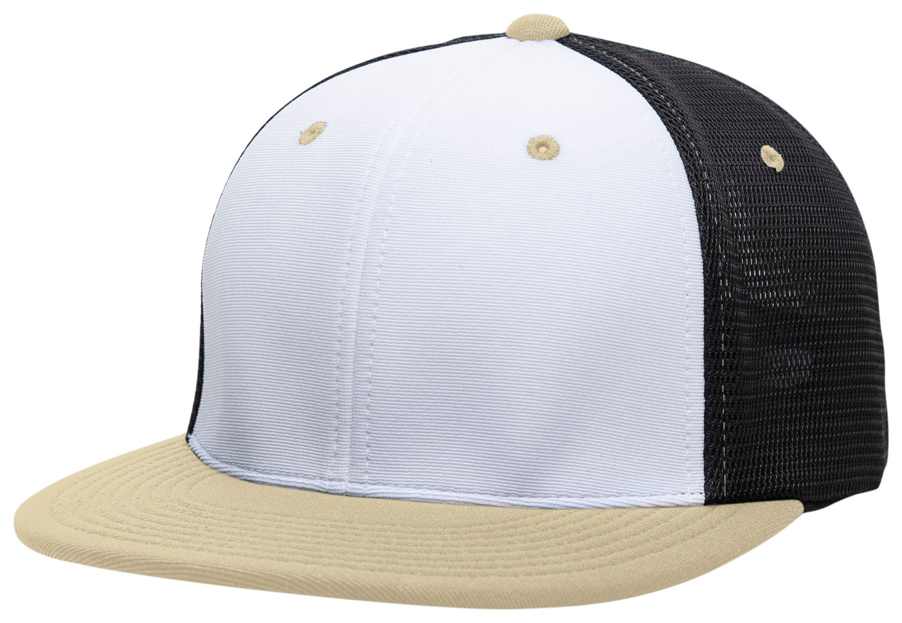 Premium M2 Performance Trucker Flexfit® Cap - XS - WHITE/BLACK/VEGAS