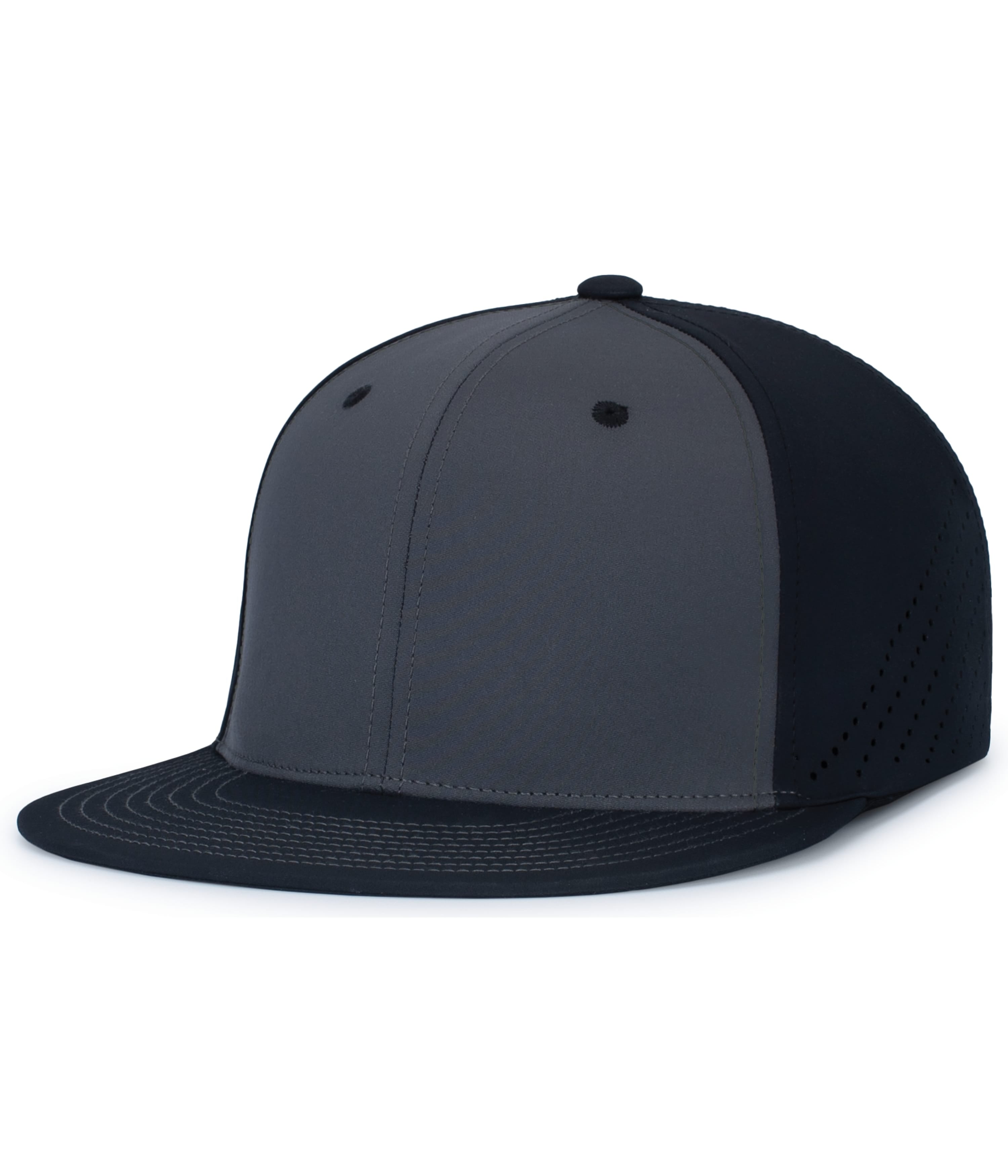 Premium Lightweight Perforated PacFlex Cap Powered by Coolcore® - XS - GRAPHITE/BLACK/BLACK