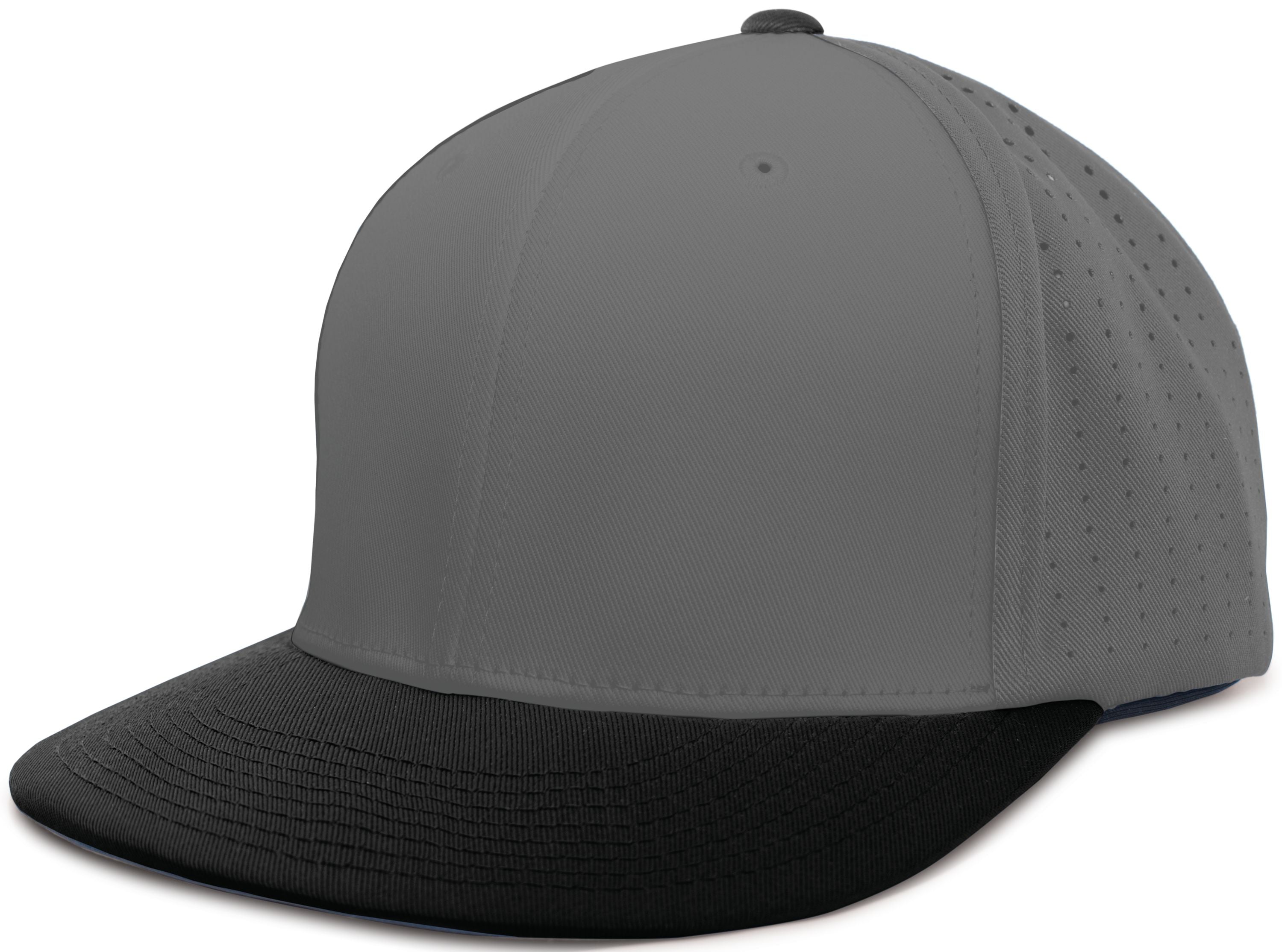 Perforated F3 Performance Flexfit® Cap - XS - GRAPHITE/BLACK