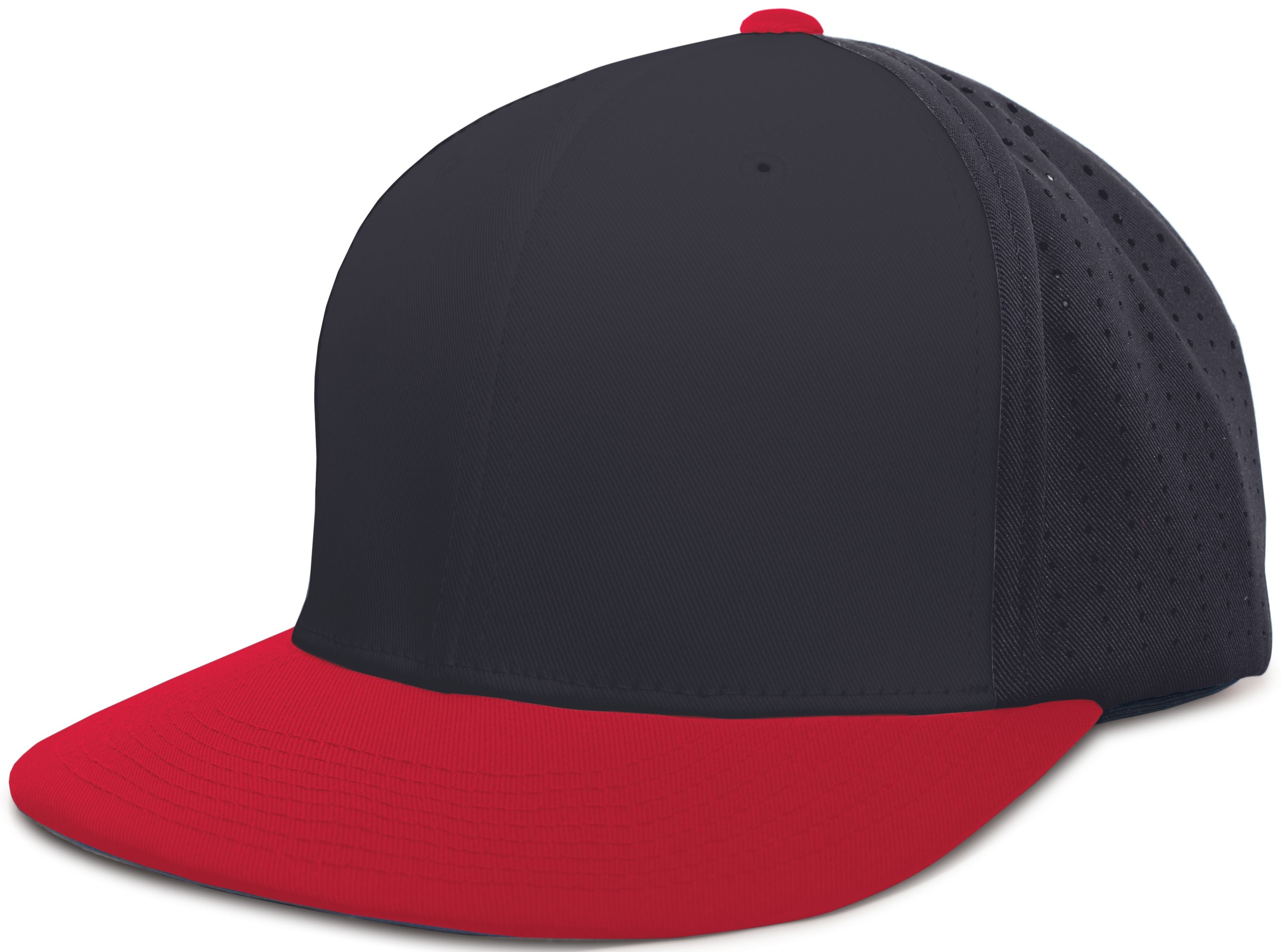 Perforated F3 Performance Flexfit® Cap - XS - NAVY/RED