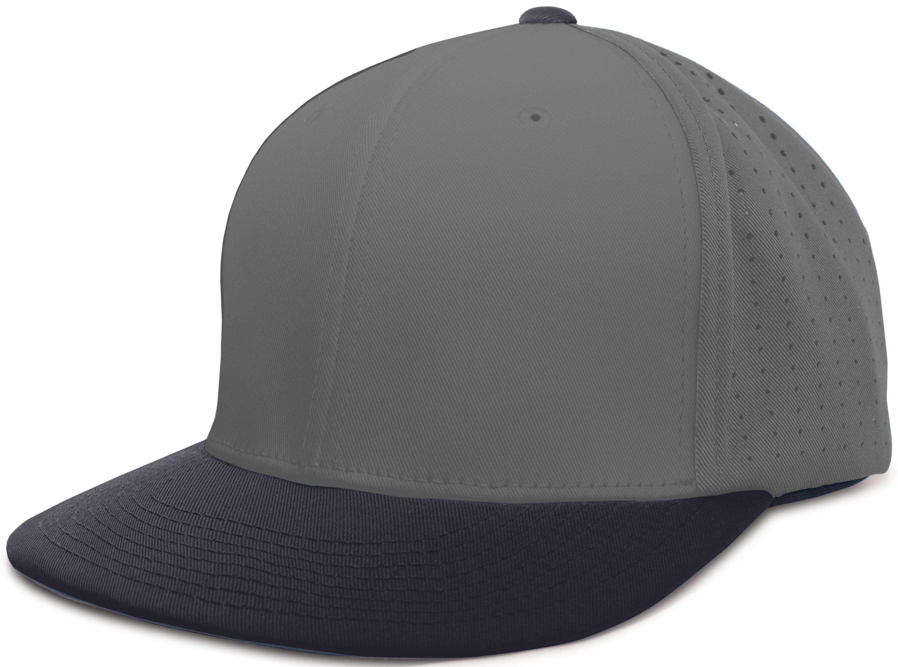 Perforated F3 Performance Flexfit® Cap - XS - GRAPHITE/NAVY