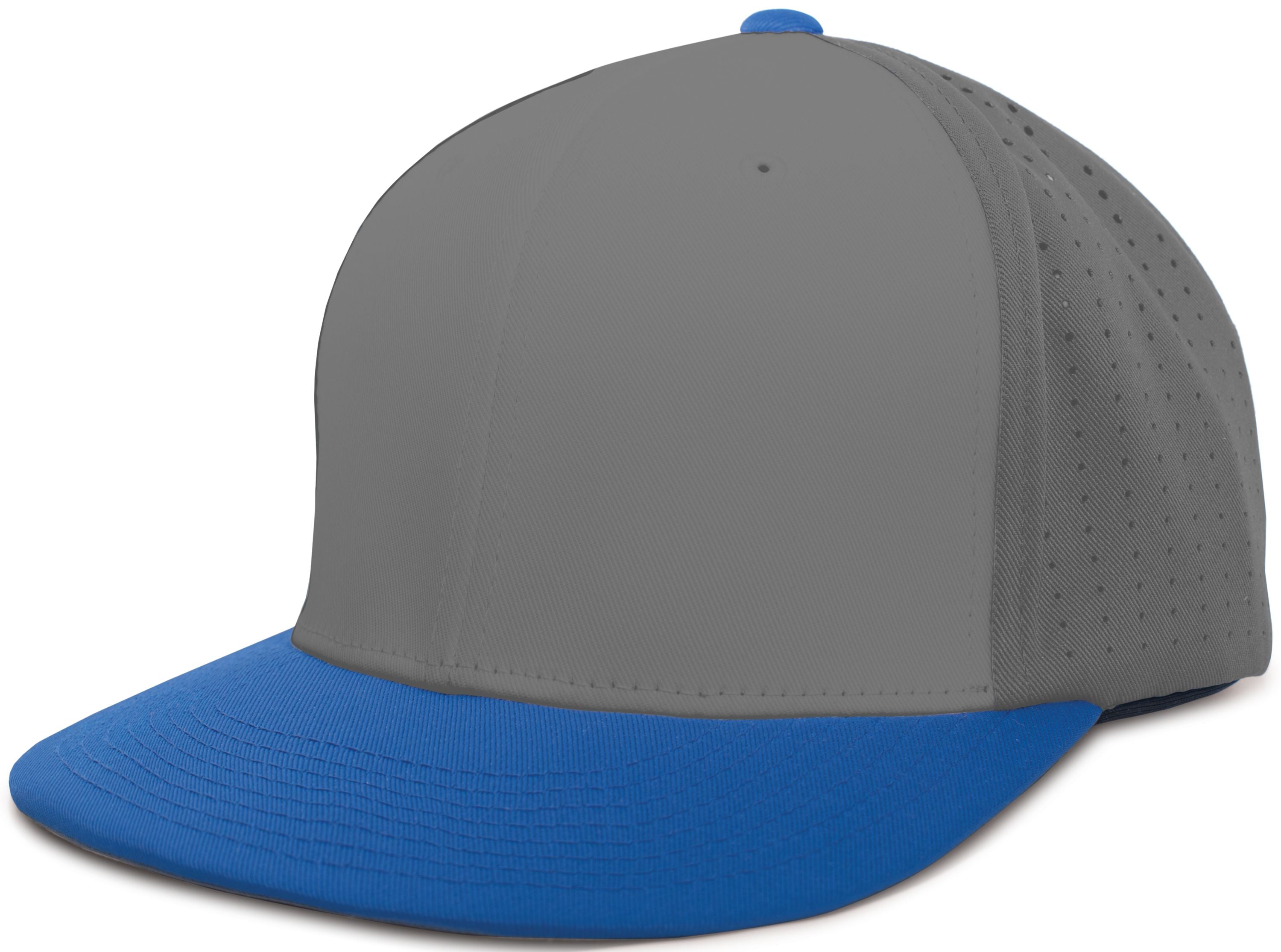 Perforated F3 Performance Flexfit® Cap - XS - GRAPHITE/ROYAL