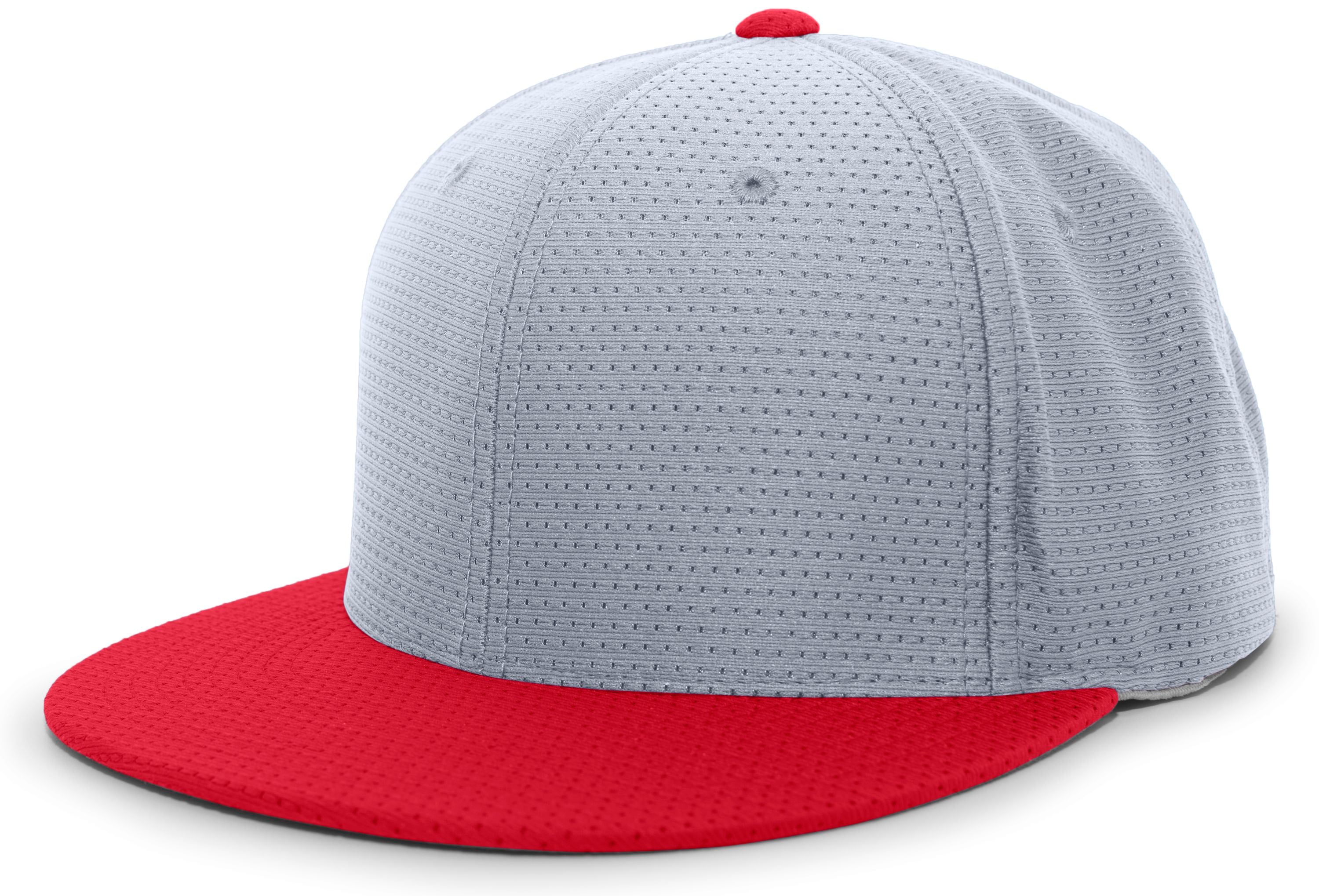 Performance Air Jersey Flexfit® Cap - XS - SILVER/RED