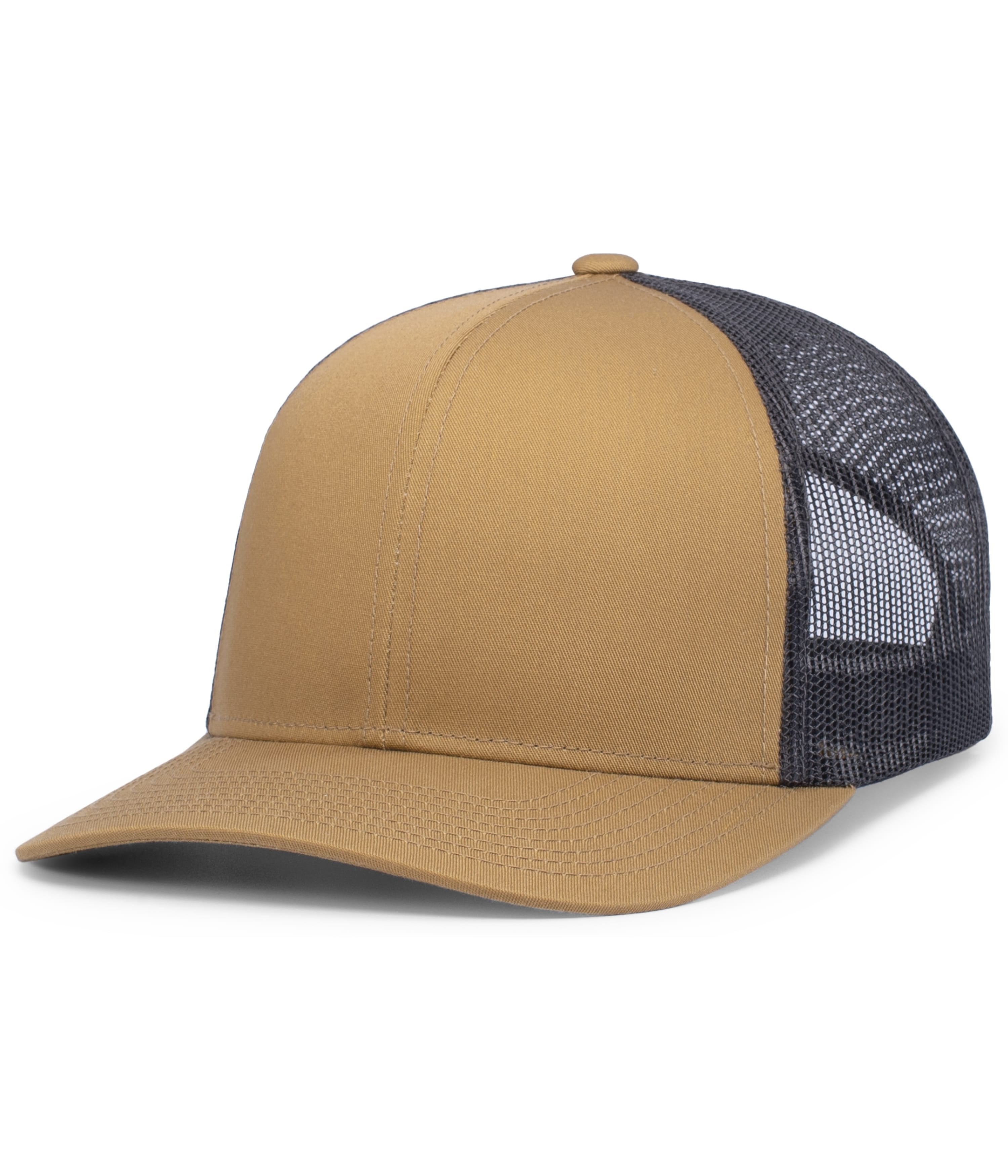 Eco Trucker Snapback Cap - OS - BUCK/LT CHARCOAL/BUCK
