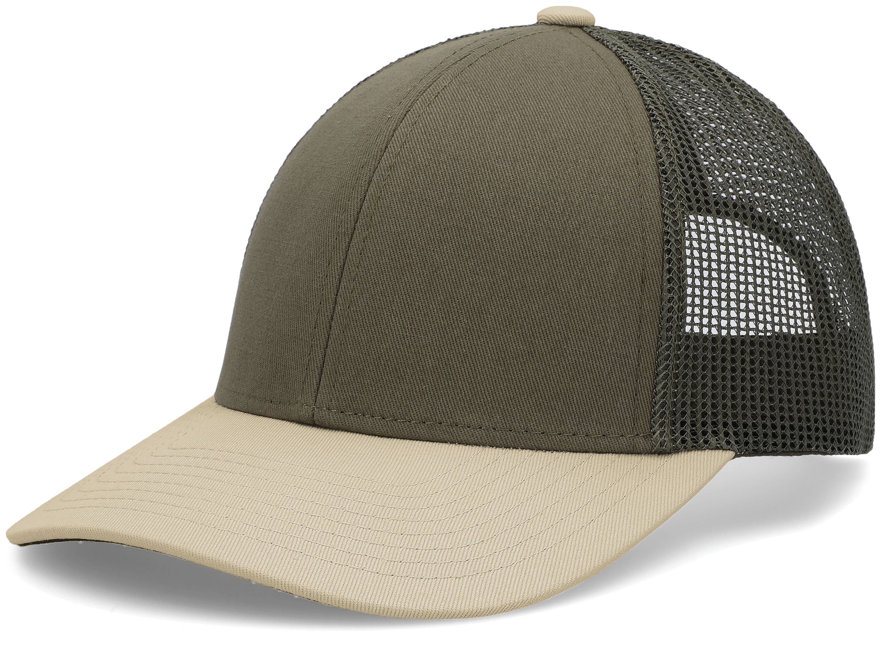 Low-Pro Trucker Cap - OS - MOSS/BEIGE