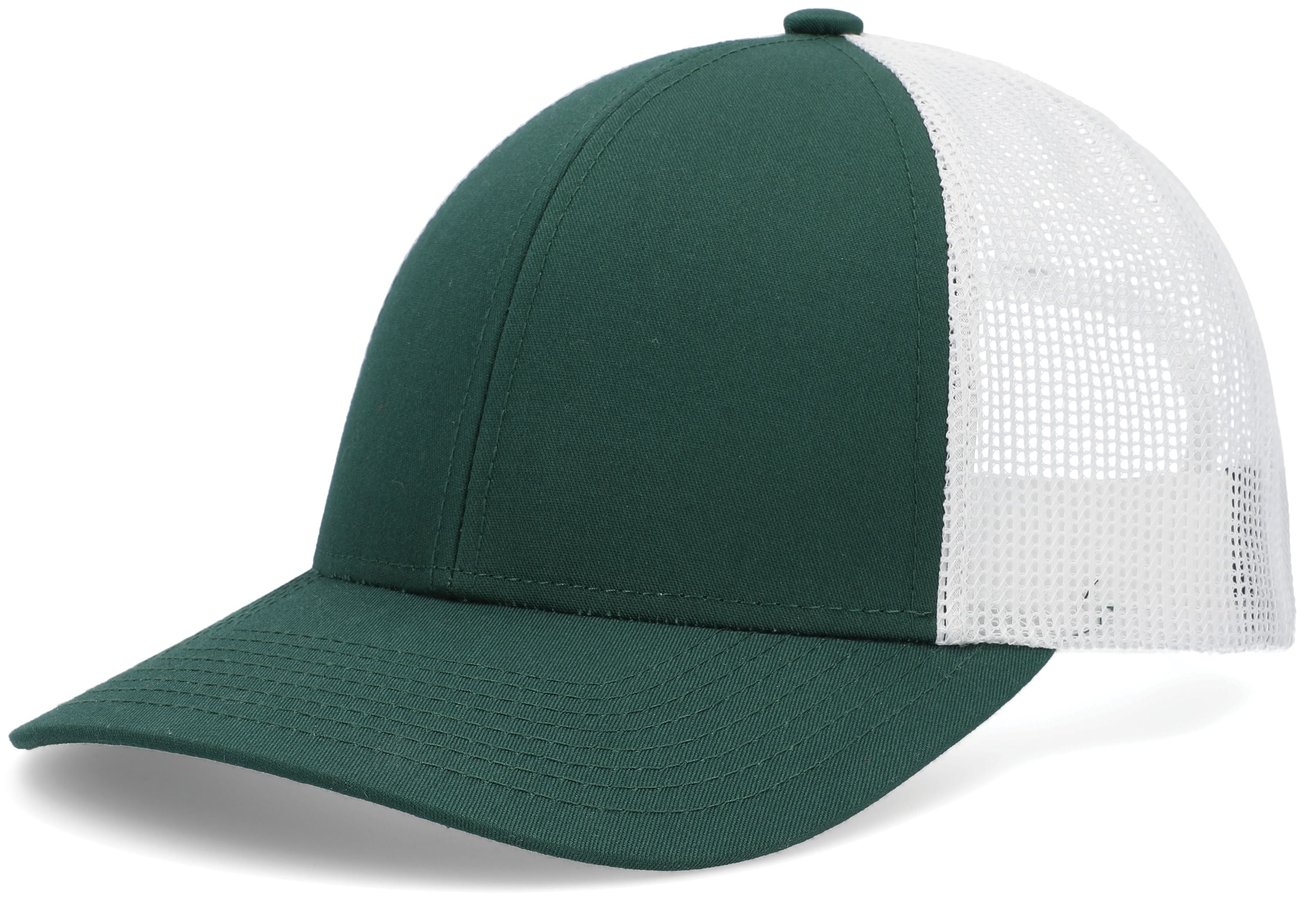 Low-Pro Trucker Cap - OS - DARK GREEN/WHITE/DARK GREEN