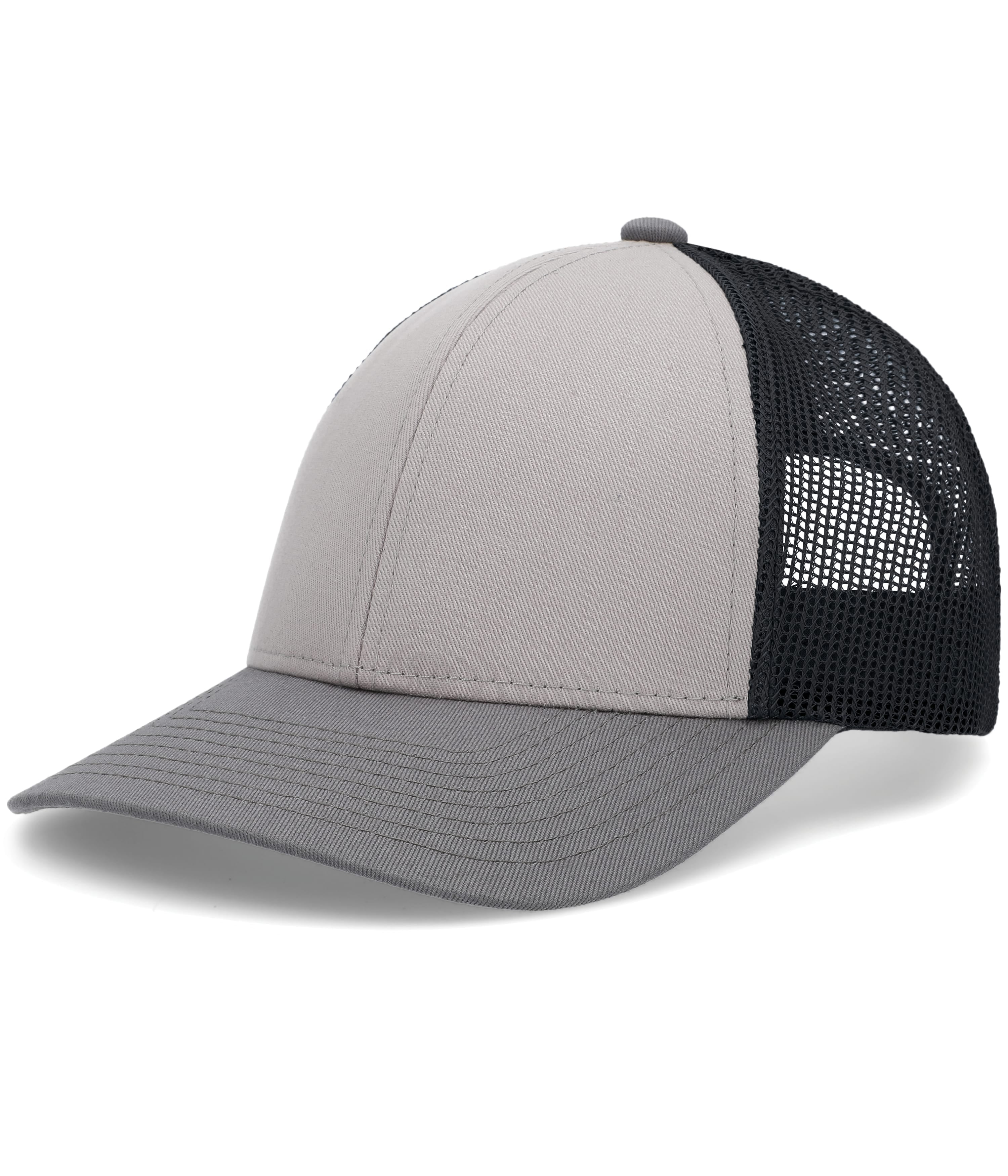 Low-Pro Trucker Cap - OS - HEATHER GREY/LT CHARCOAL/LT CHARCOAL