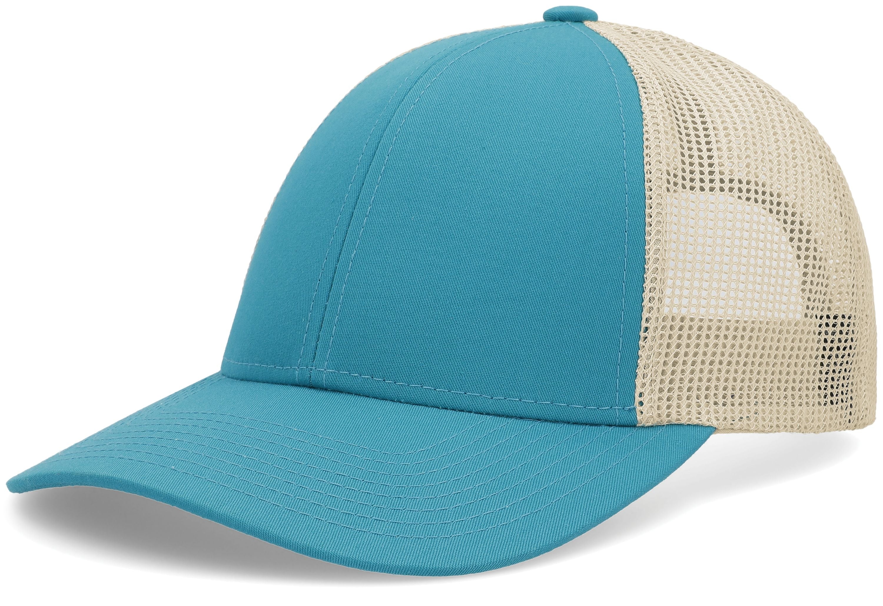 Low-Pro Trucker Cap - OS - TEAL/BEIGE/TEAL