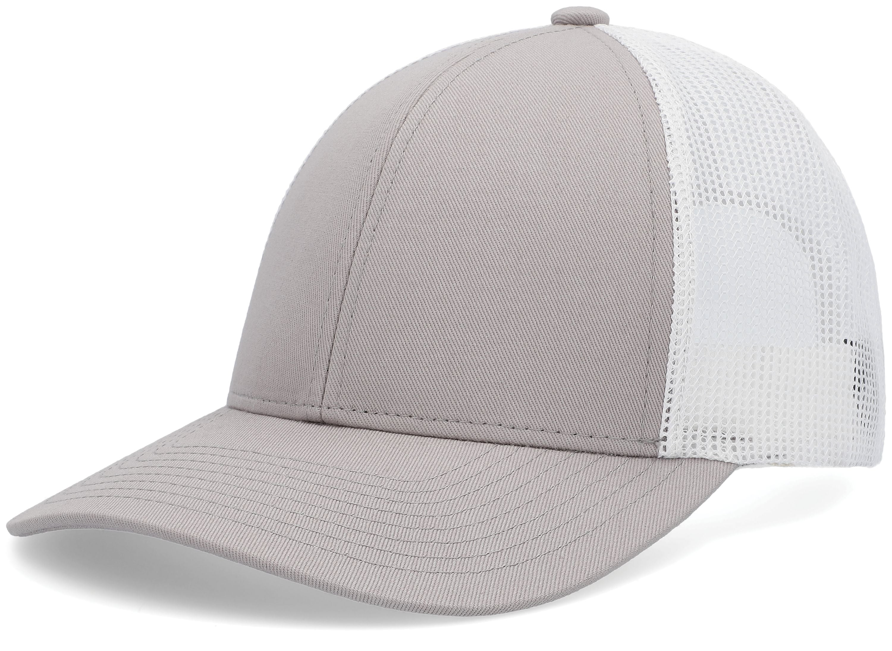 Low-Pro Trucker Cap - YTH - HEATHER GREY/WHITE/HEATHER GREY